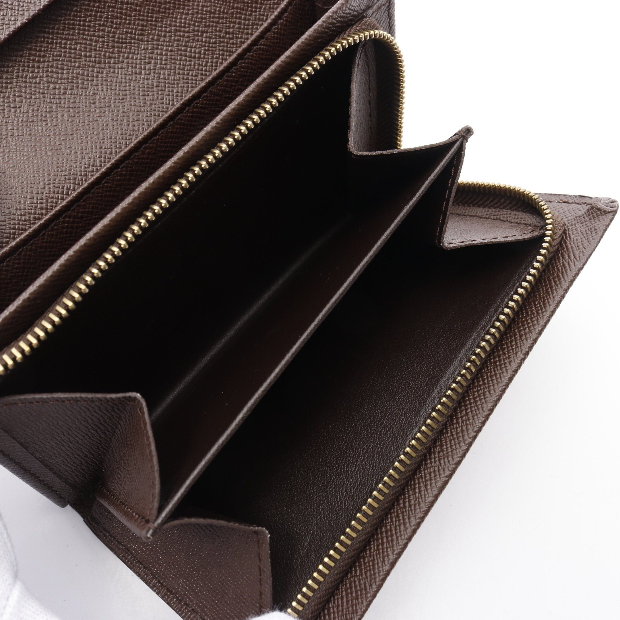 Louis Vuitton Louis Vuitton Portefeuil Tresor Damier Ebene Bi-Fold Wallet Brown Size ONE SIZE - 6 Thumbnail