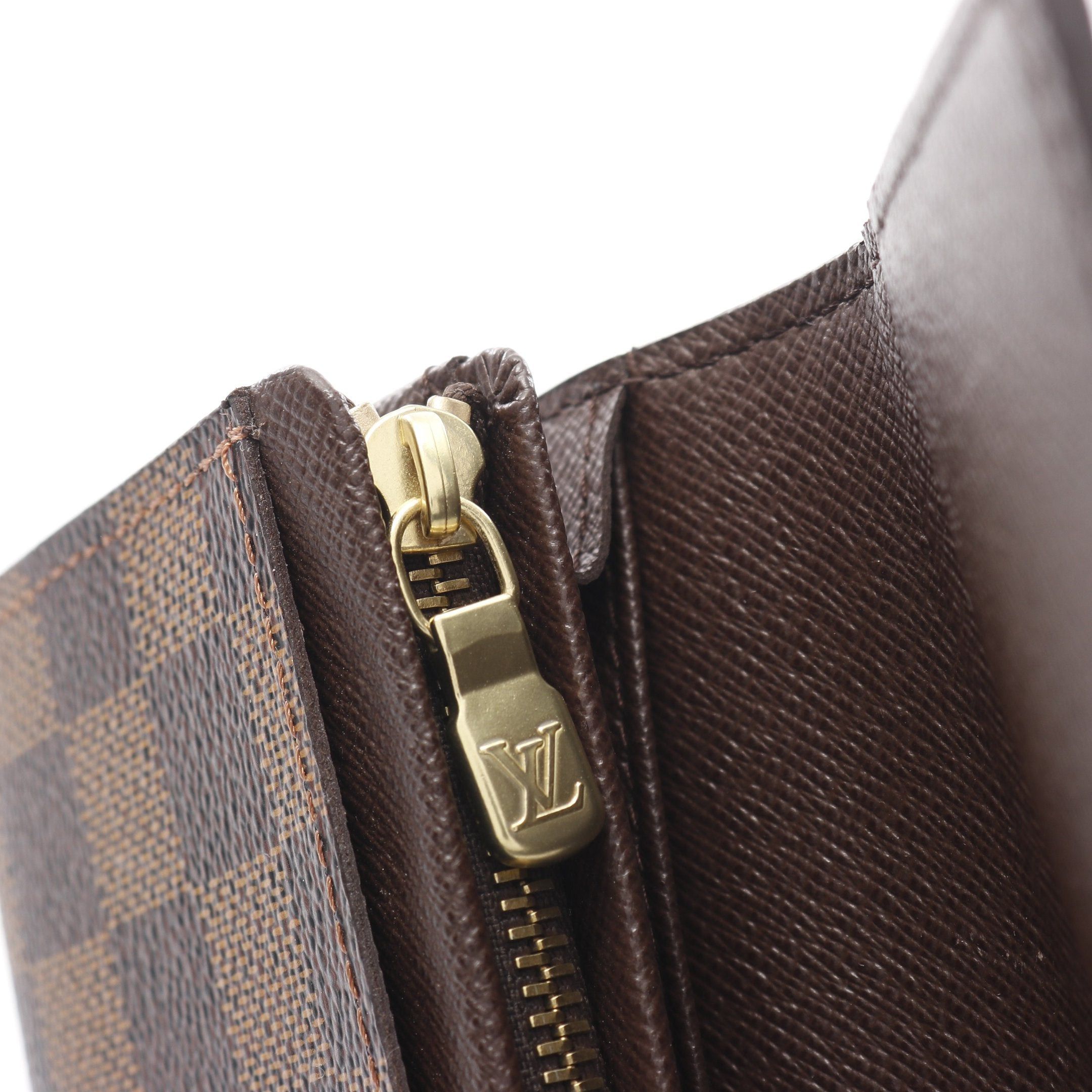 Louis Vuitton Louis Vuitton Portefeuil Tresor Damier Ebene Bi-Fold Wallet Brown Size ONE SIZE - 7 Thumbnail