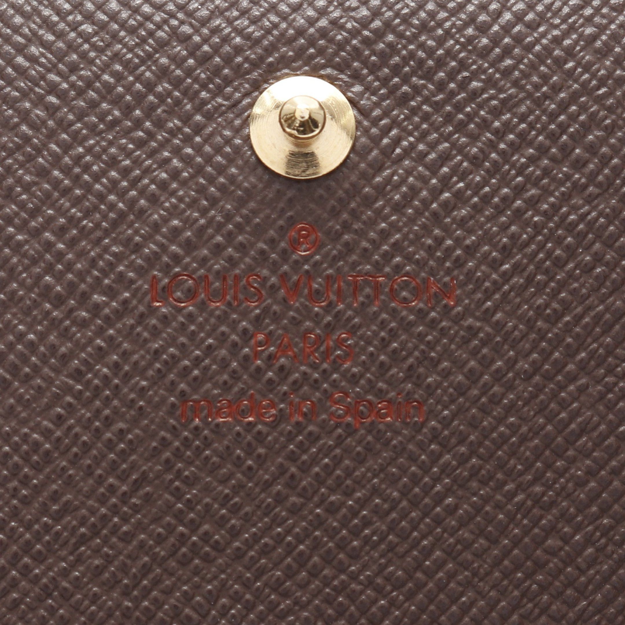 Louis Vuitton Louis Vuitton Portefeuil Tresor Damier Ebene Bi-Fold Wallet Brown Size ONE SIZE - 4 Thumbnail