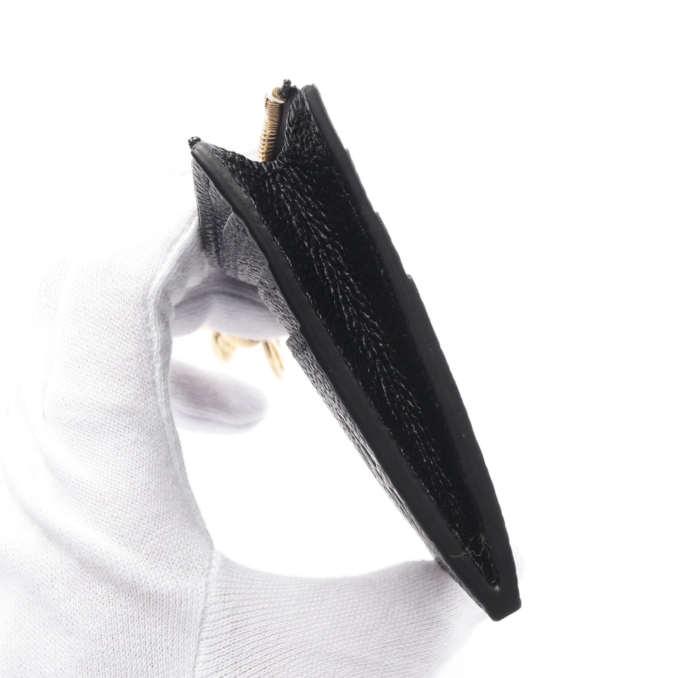 Louis Vuitton Louis Vuitton Porto Cult Flora Monogram Empreinte Noir Card Case Coin Purse Leather Black Size ONE SIZE - 7 Thumbnail