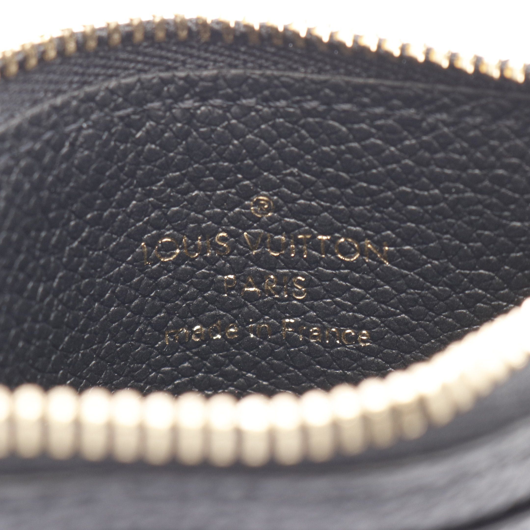 Louis Vuitton Louis Vuitton Porto Cult Flora Monogram Empreinte Noir Card Case Coin Purse Leather Black Size ONE SIZE - 4 Thumbnail