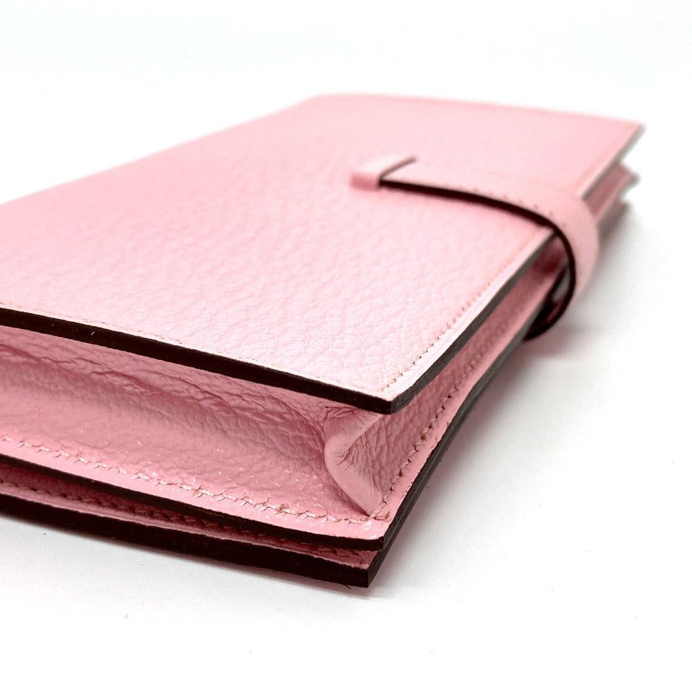 Hermes Hermes Metal Part For Mounting A Fittings Or Fixtures In Bracke Bare Souffle Gusseted (E.G. Shoes) Long Wallet Chevre Misol Women Rose Cherry Pink Size ONE SIZE - 3 Thumbnail