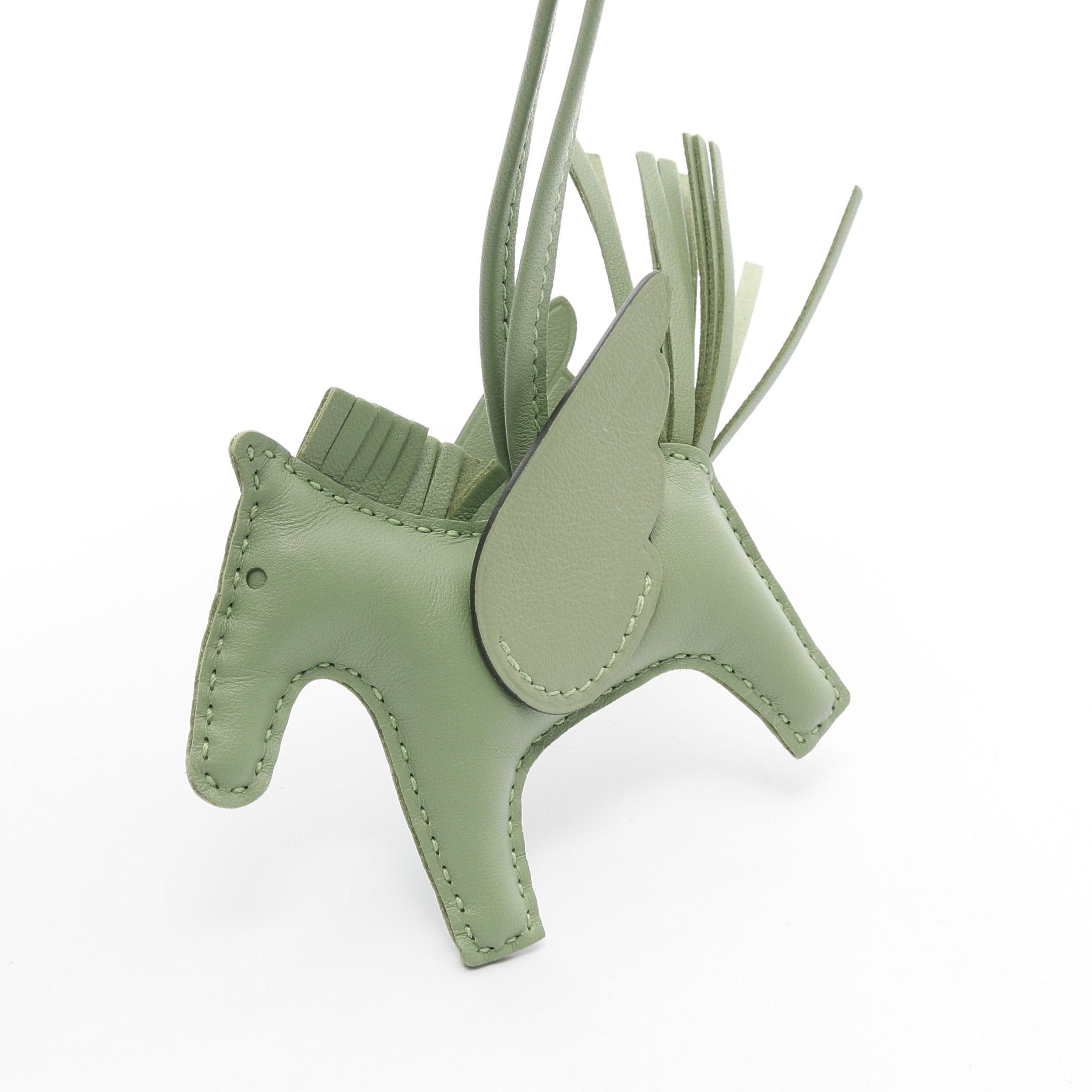Hermes Hermes Rodeo Pegasus Pm Vert Moyan Bag Charm Aagneau Veau Swift Light Green B Stamp Size ONE SIZE - 5 Thumbnail