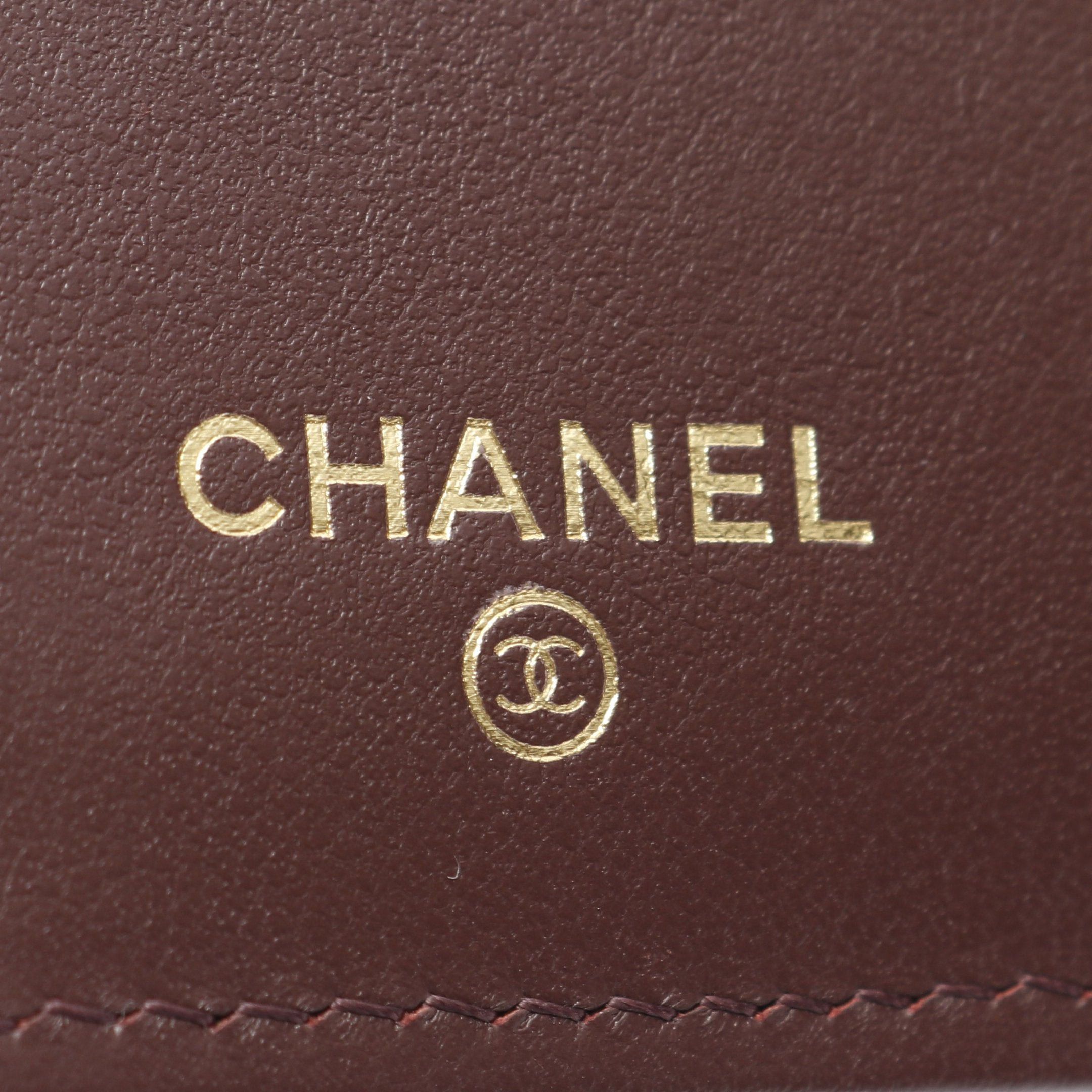Chanel Chanel Classic Small Flap Wallet Matelasse Trifold Compact Caviar Skin Black Gold Hardware Size ONE SIZE - 4 Thumbnail