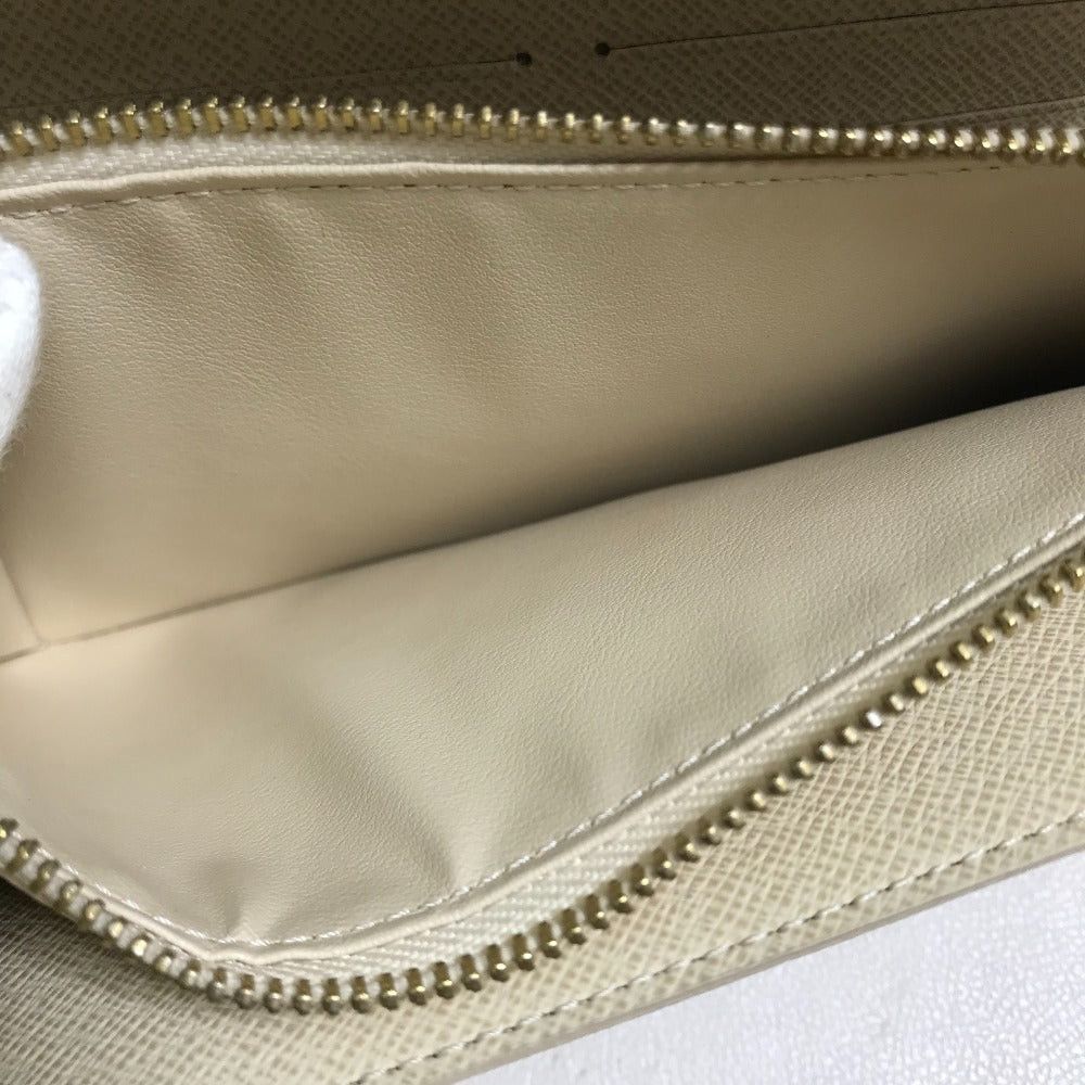 Louis Vuitton Louis Vuitton N61735 Damier Azul Small Leather Belt Worn By Commoners In Ancient Japan Salary Long Wallet Azur Canvas Women White Size ONE SIZE - 10 Thumbnail