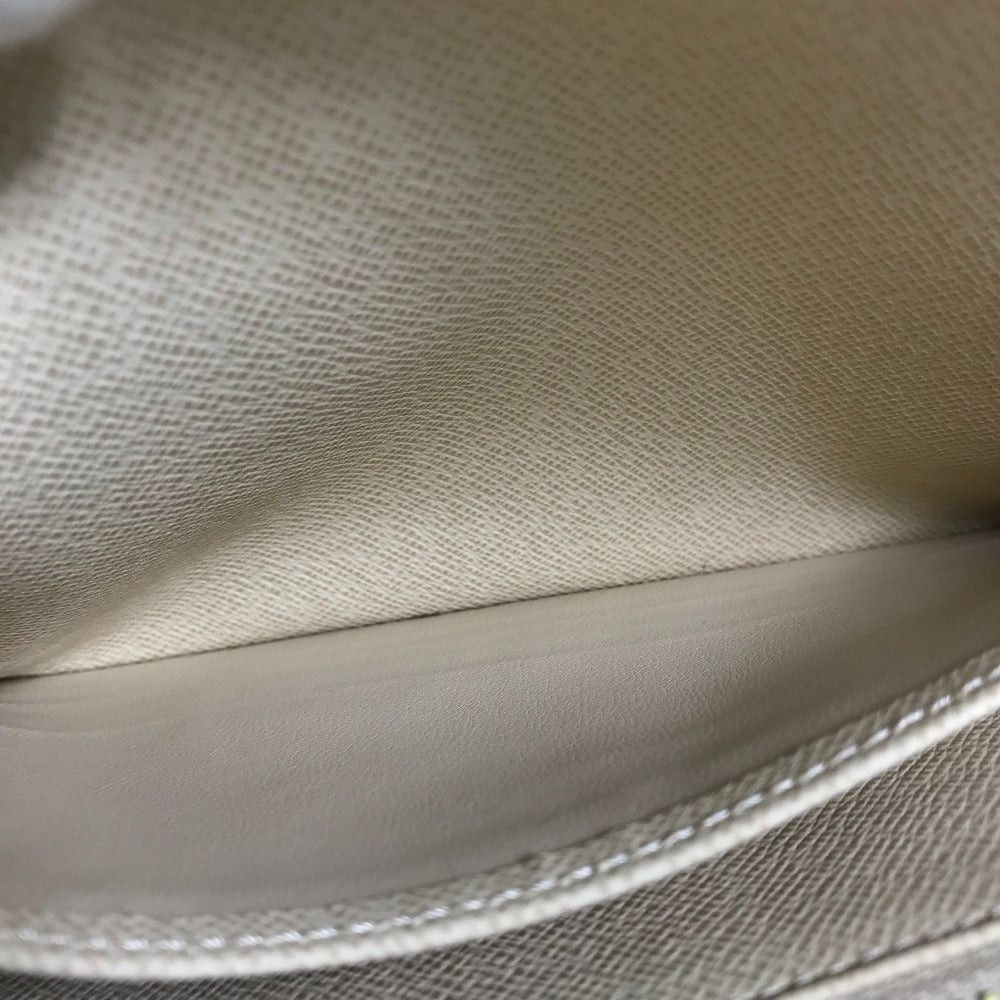 Louis Vuitton Louis Vuitton N61735 Damier Azul Small Leather Belt Worn By Commoners In Ancient Japan Salary Long Wallet Azur Canvas Women White Size ONE SIZE - 11 Thumbnail