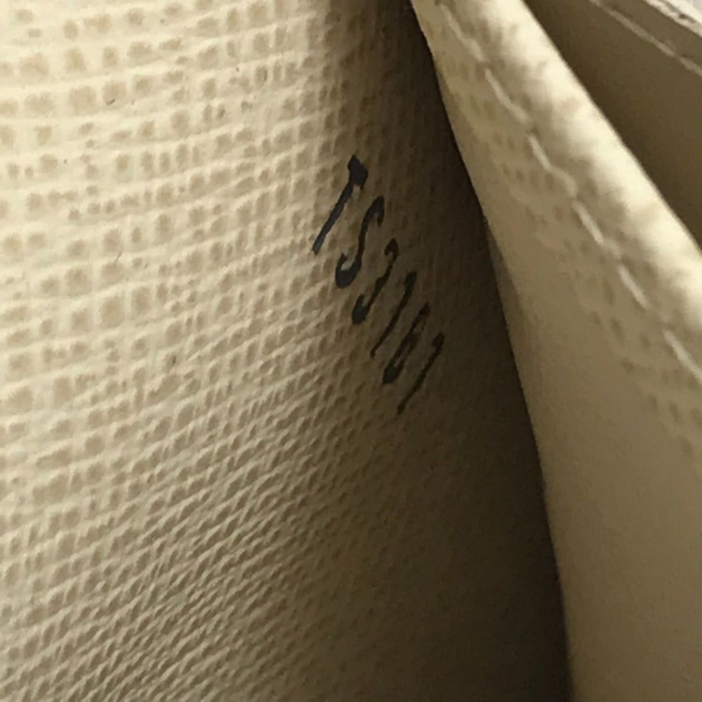 Louis Vuitton Louis Vuitton N61735 Damier Azul Small Leather Belt Worn By Commoners In Ancient Japan Salary Long Wallet Azur Canvas Women White Size ONE SIZE - 14 Thumbnail