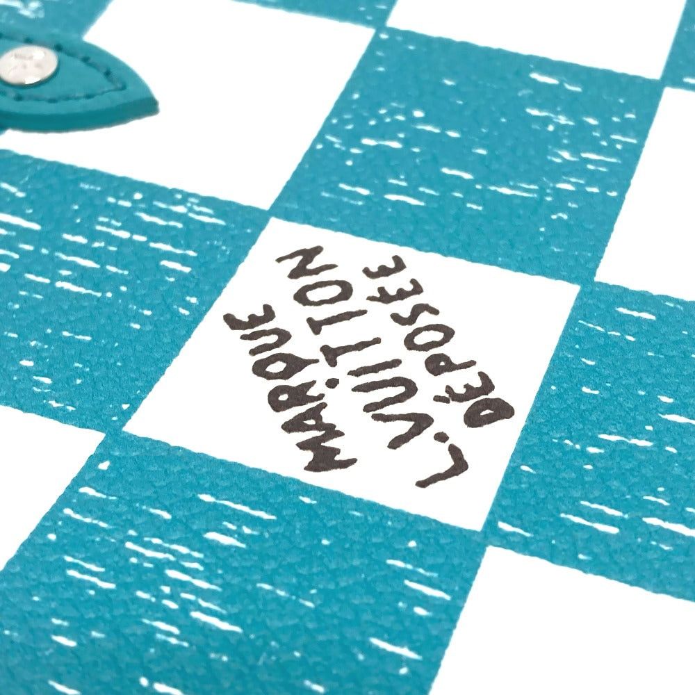 Louis Vuitton Louis Vuitton N60495 Damier Checkerboard Sac Pla Xs Briefcase 2 Way Bag Handbag Vertical Shoulder Leather Women Turquoise Blue (Colour, Color) Size ONE SIZE - 8 Thumbnail