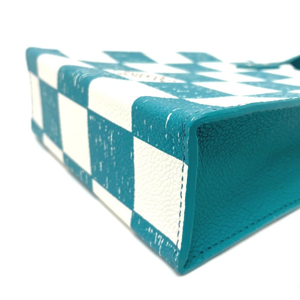 Louis Vuitton Louis Vuitton N60495 Damier Checkerboard Sac Pla Xs Briefcase 2 Way Bag Handbag Vertical Shoulder Leather Women Turquoise Blue (Colour, Color) Size ONE SIZE - 4 Thumbnail