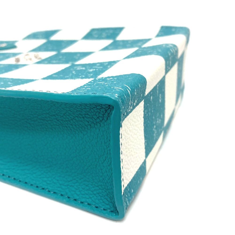 Louis Vuitton Louis Vuitton N60495 Damier Checkerboard Sac Pla Xs Briefcase 2 Way Bag Handbag Vertical Shoulder Leather Women Turquoise Blue (Colour, Color) Size ONE SIZE - 6 Thumbnail