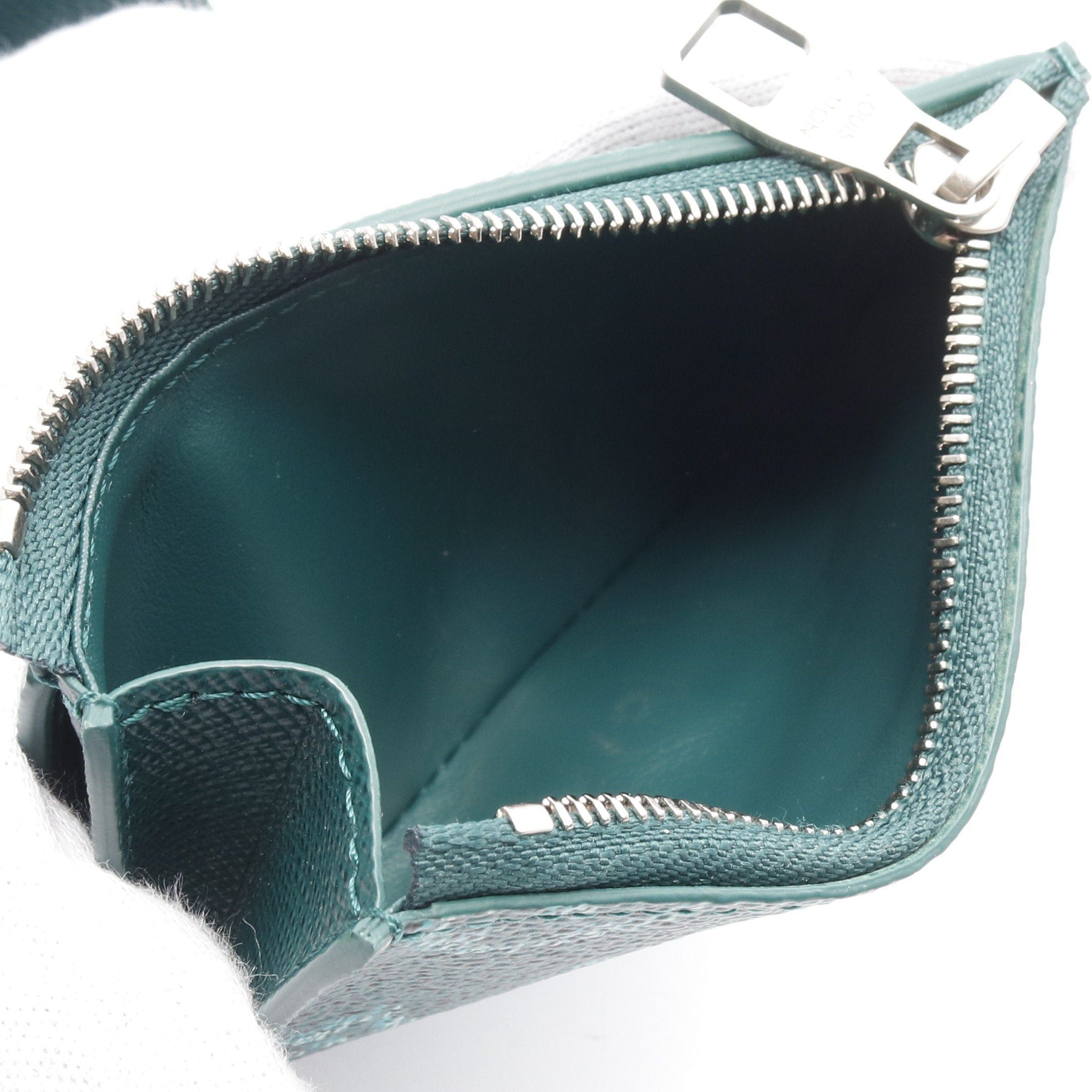Louis Vuitton Louis Vuitton Victor Wallet Monogram Heritage Veil Trifold Green Size ONE SIZE - 5 Thumbnail