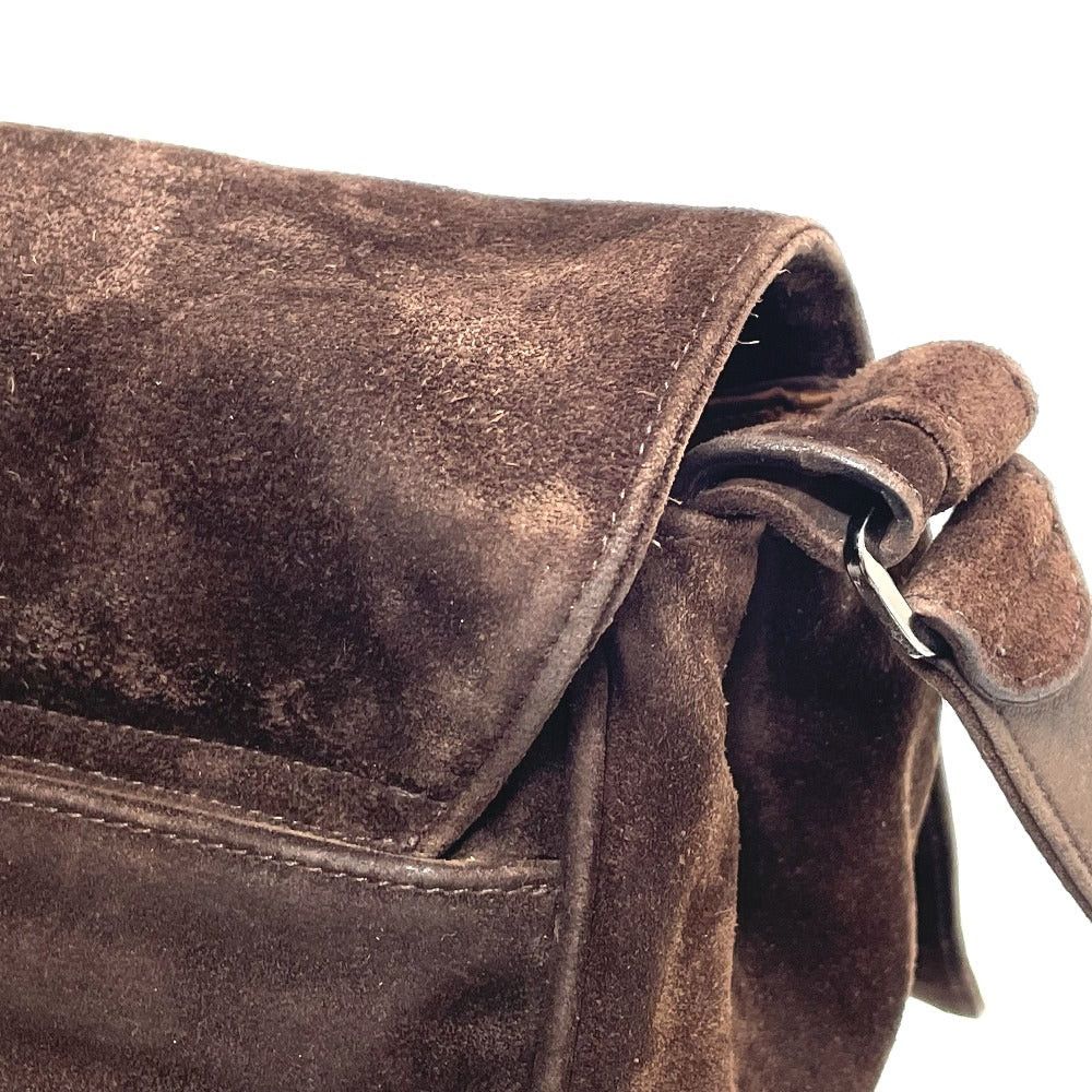 Chanel Chanel Cc Coma Mark Triple Coco Briefcase One Shoulder Messenger Bag Suede Women Brown Size ONE SIZE - 6 Thumbnail
