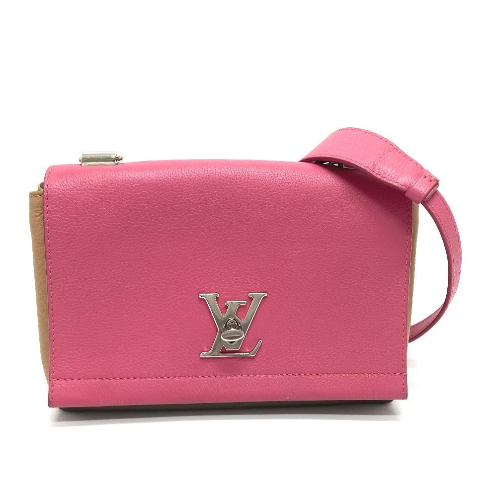 Louis Vuitton Louis Vuitton M54103 Tricolor Rock Me 2 Bb Briefcase Double Handbag Shoulder Bag Leather Women Rose Pink×Khaki×Beige Size ONE SIZE - 7 Thumbnail