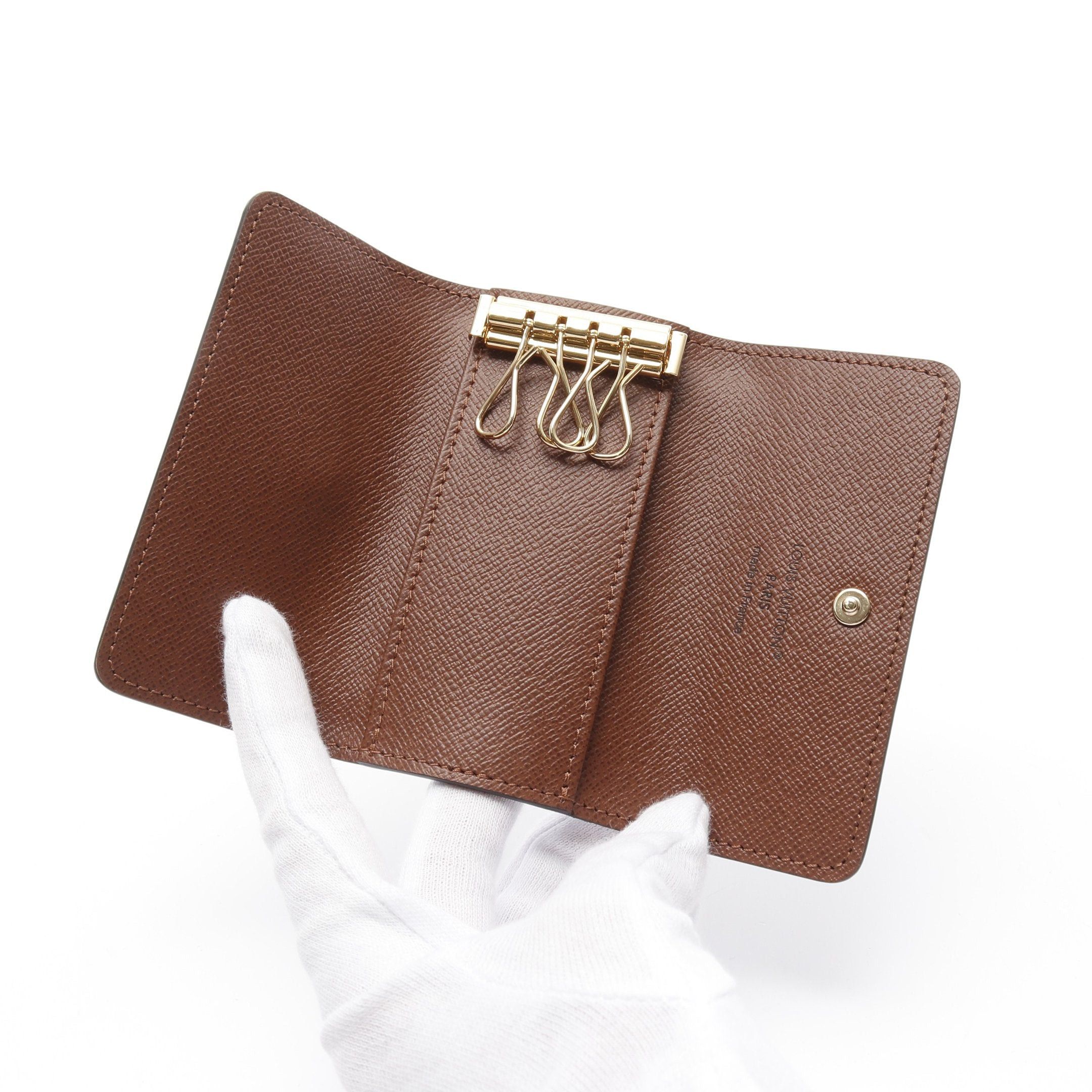 Louis Vuitton Louis Vuitton Multicle 4 Monogram Ring Chain Key Case Brown Size ONE SIZE - 3 Thumbnail