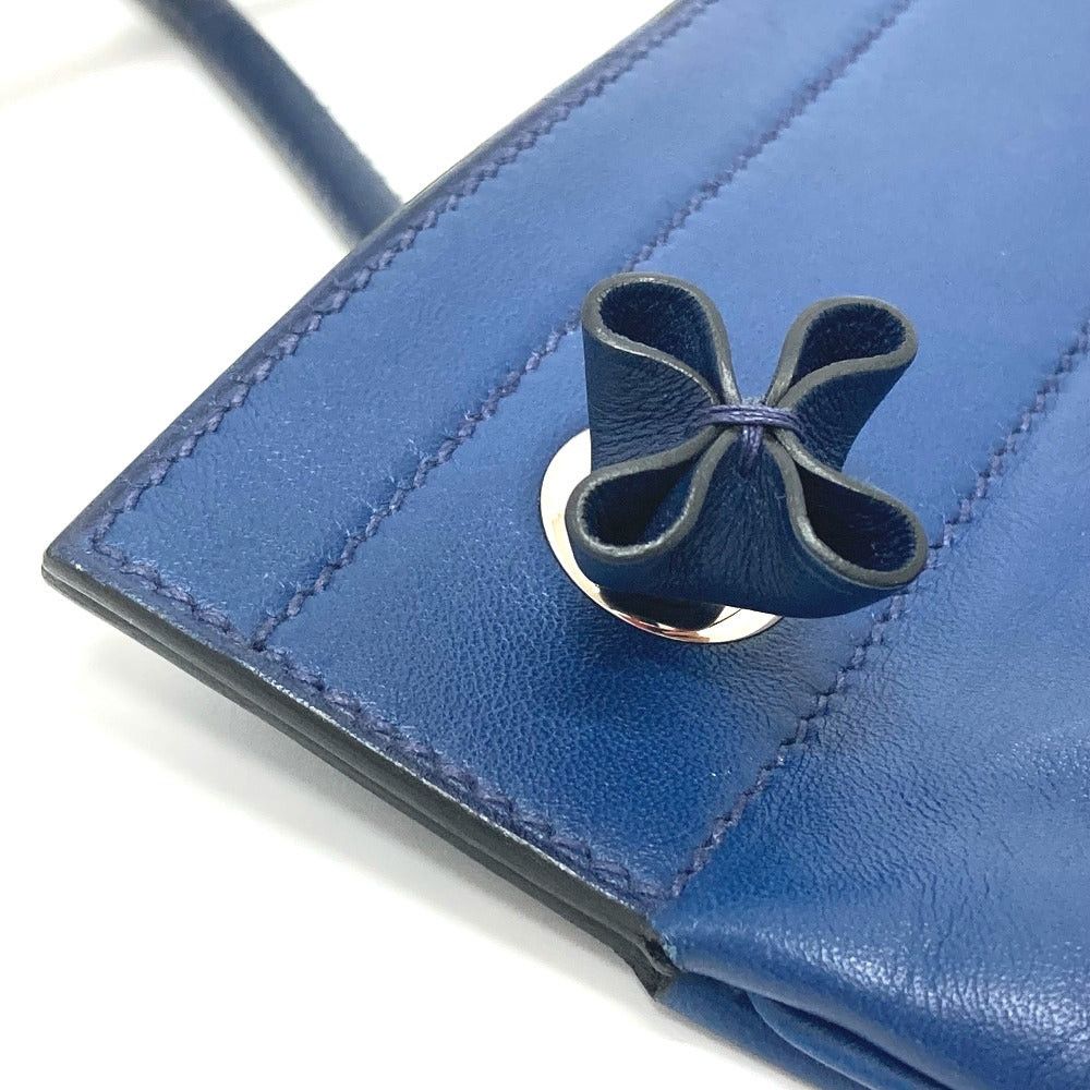 Hermes Hermes Leather Aline. Mini Briefcase Pochette Metis Shoulder Bag Swift Women Broodmalt Blue Size ONE SIZE - 9 Thumbnail