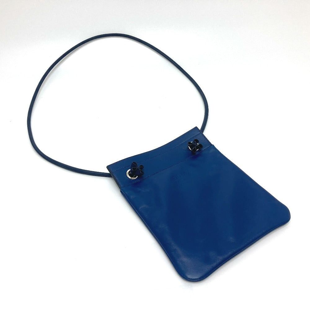 Hermes Hermes Leather Aline. Mini Briefcase Pochette Metis Shoulder Bag Swift Women Broodmalt Blue Size ONE SIZE - 3 Thumbnail