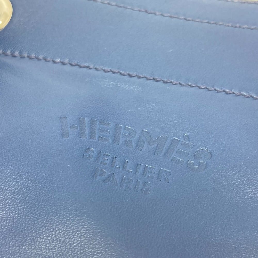 Hermes Hermes Leather Aline. Mini Briefcase Pochette Metis Shoulder Bag Swift Women Broodmalt Blue Size ONE SIZE - 5 Thumbnail