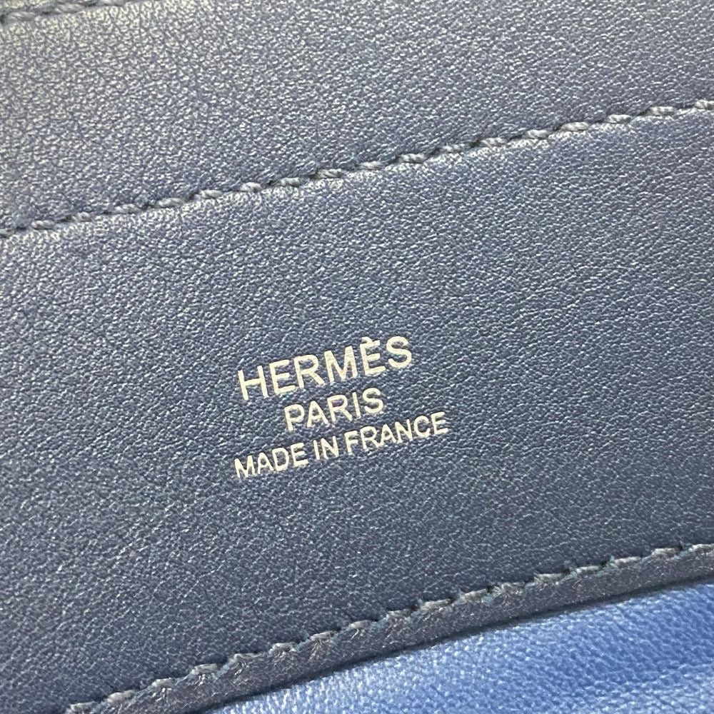 Hermes Hermes Leather Aline. Mini Briefcase Pochette Metis Shoulder Bag Swift Women Broodmalt Blue Size ONE SIZE - 11 Thumbnail