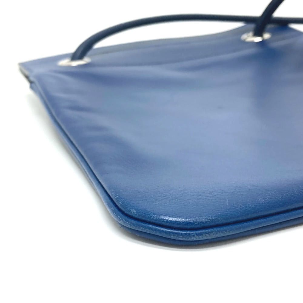 Hermes Hermes Leather Aline. Mini Briefcase Pochette Metis Shoulder Bag Swift Women Broodmalt Blue Size ONE SIZE - 8 Thumbnail