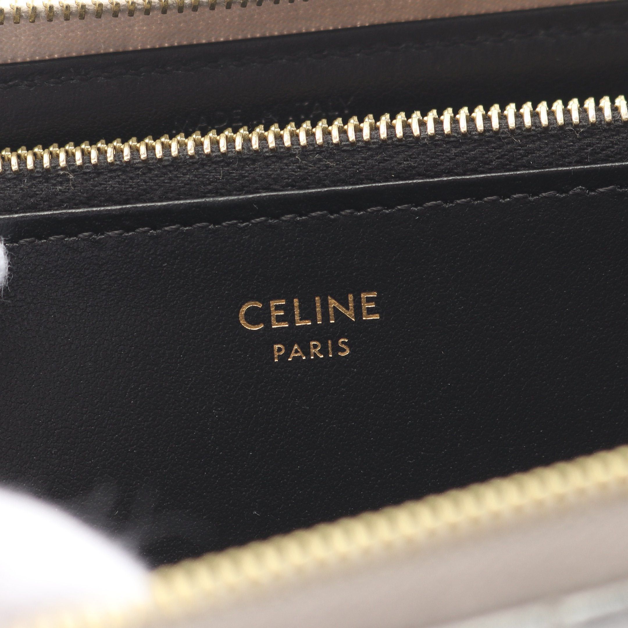 Celine Celine C-Charm Large Zipped Wallet Round Zipper Long Leather Silver Size ONE SIZE - 4 Thumbnail