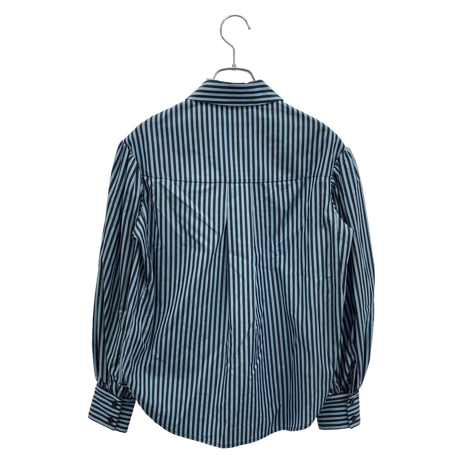 Kate Spade Kate Spade K9740 Shirt Light Blue Navy Stripe Cotton Size ONE SIZE - 2 Thumbnail
