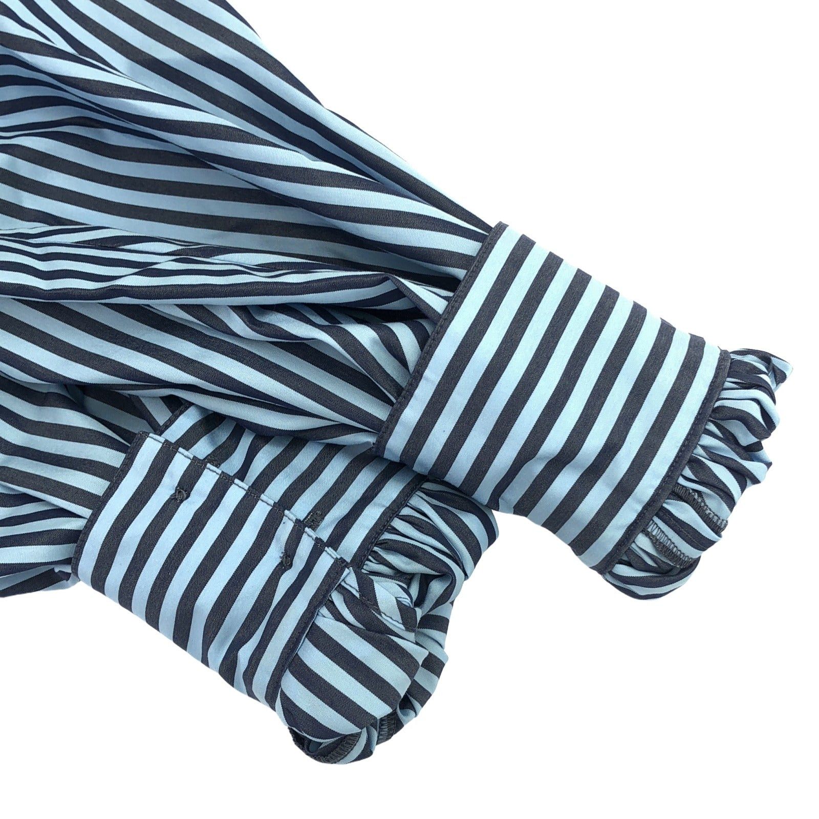 Kate Spade Kate Spade K9740 Shirt Light Blue Navy Stripe Cotton Size ONE SIZE - 11 Thumbnail
