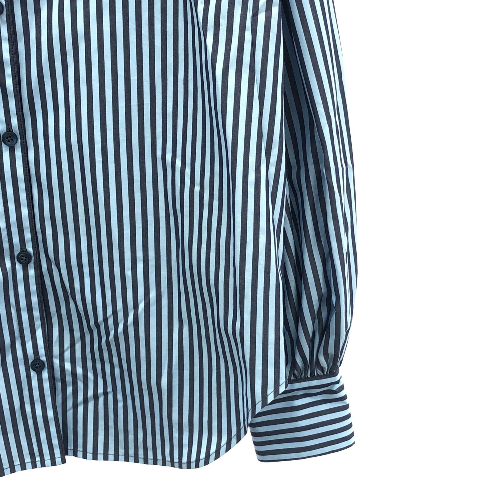 Kate Spade Kate Spade K9740 Shirt Light Blue Navy Stripe Cotton Size ONE SIZE - 4 Thumbnail