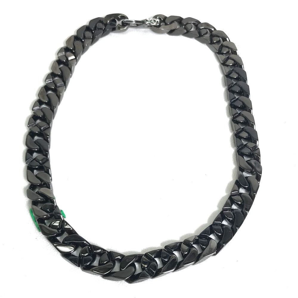 Louis Vuitton Louis Vuitton Mp2853 Lv Collier Chain Links Pâtise (Cheese) Accessories Necklace Metal Men Black/Green Size ONE SIZE - 2 Thumbnail