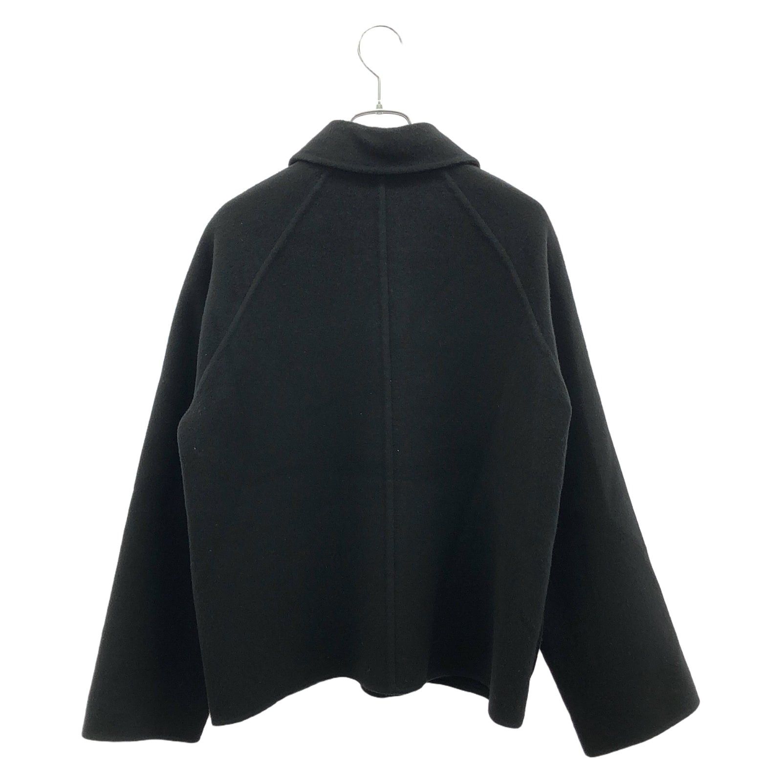 Hermes Hermes Outer Jacket Cashmere Black Size ONE SIZE - 2 Thumbnail