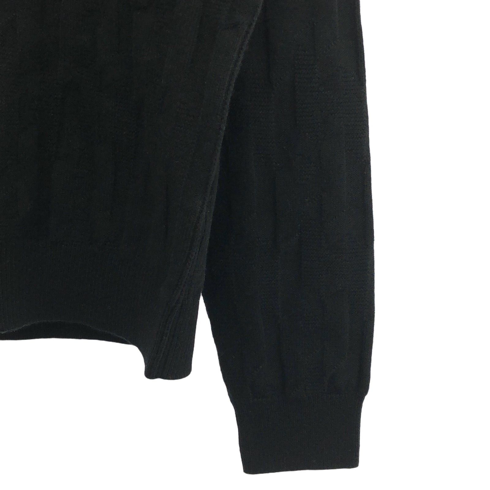 Hermes Hermes Sweater Knit Wool Black Size ONE SIZE - 4 Thumbnail