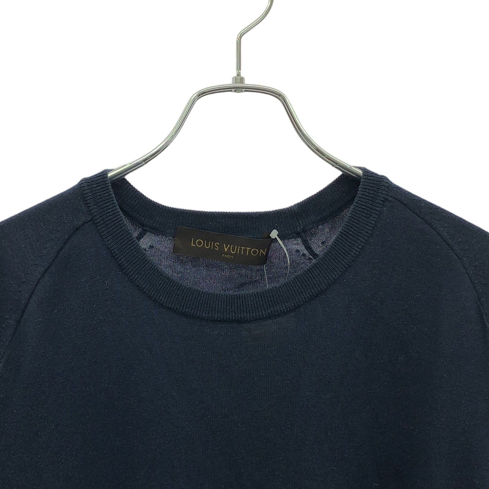 Louis Vuitton Louis Vuitton Sweater Knit Cotton Navy Size ONE SIZE - 3 Thumbnail
