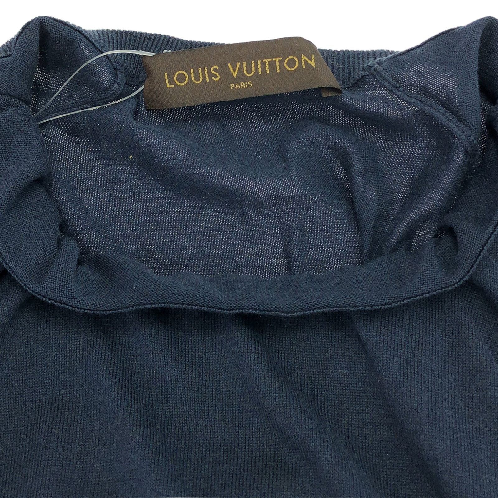 Louis Vuitton Louis Vuitton Sweater Knit Cotton Navy Size ONE SIZE - 10 Thumbnail