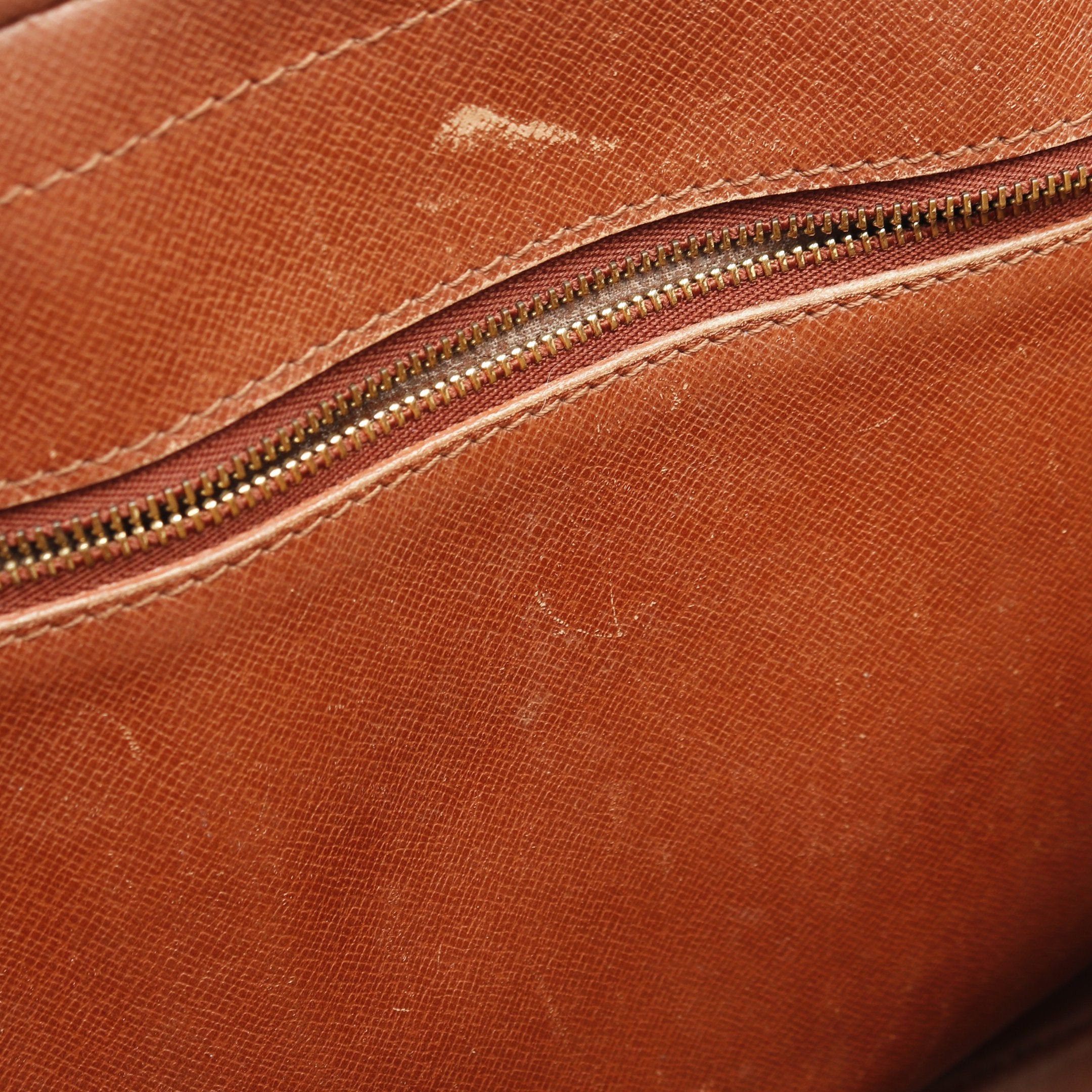 Louis Vuitton Louis Vuitton Porte Document Voyage Monogram Briefcase Business Bag Leather Brown Size ONE SIZE - 4 Thumbnail