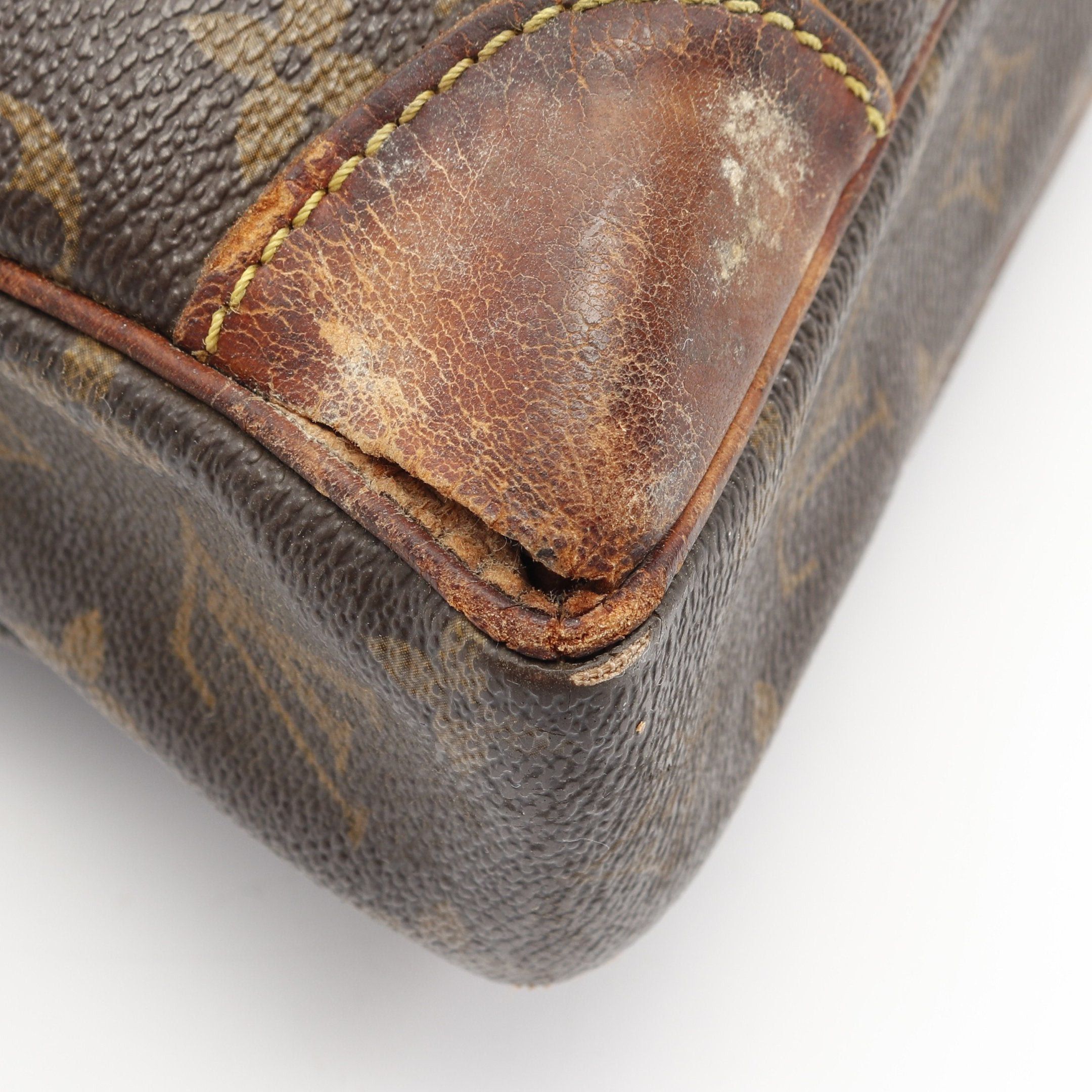 Louis Vuitton Louis Vuitton Porte Document Voyage Monogram Briefcase Business Bag Leather Brown Size ONE SIZE - 6 Thumbnail