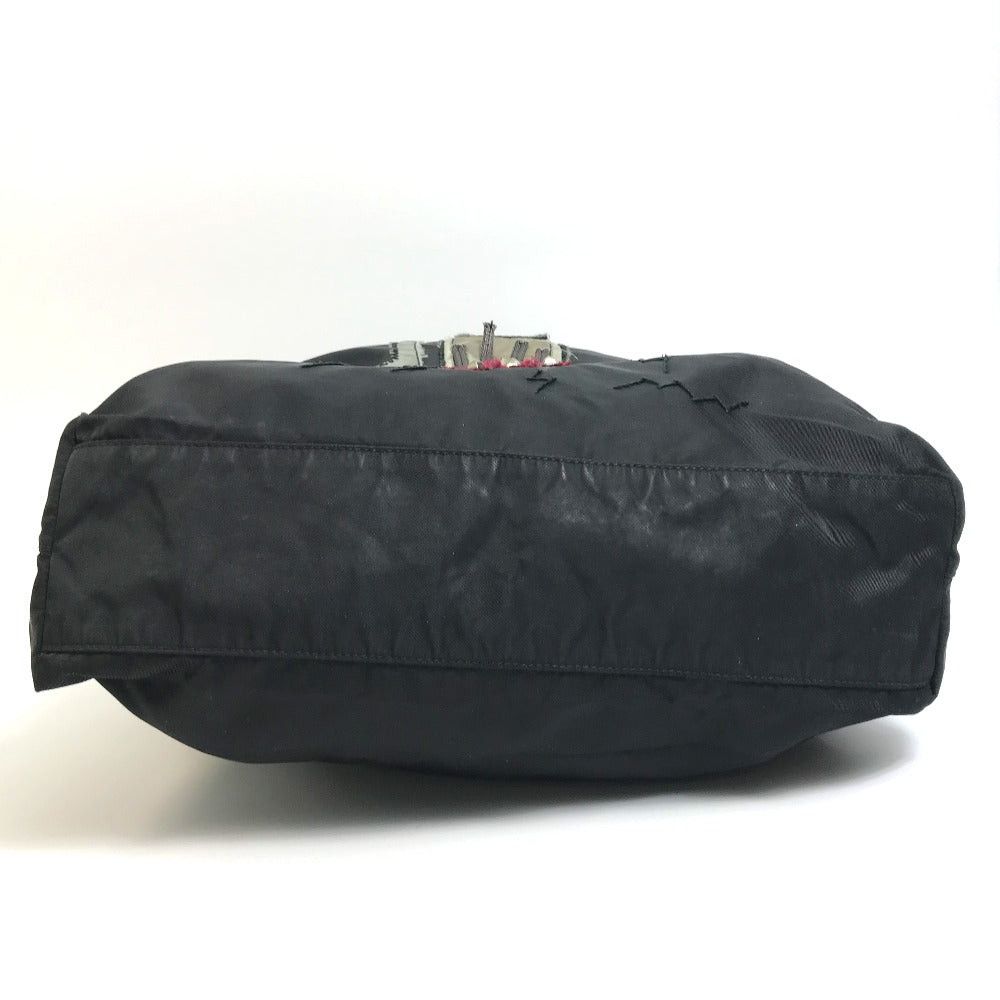 Prada Prada Va0484 Rocket Briefcase Handbag Tote Bag Nylon Women Black Size ONE SIZE - 3 Thumbnail