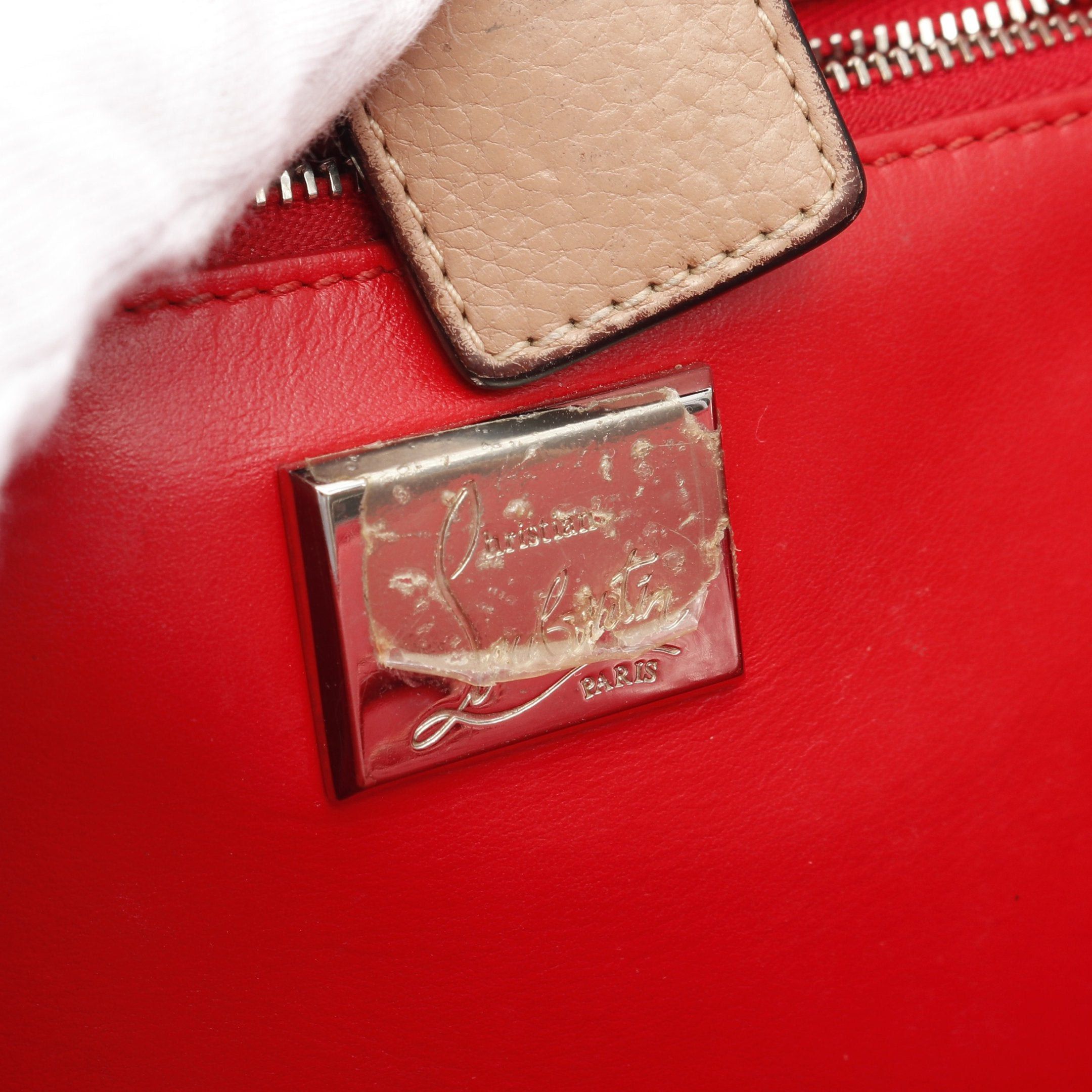 Christian Louboutin Christian Louboutin Paloma Medium Handbag Tote Bag Leather Patent Pink Size ONE SIZE - 4 Thumbnail