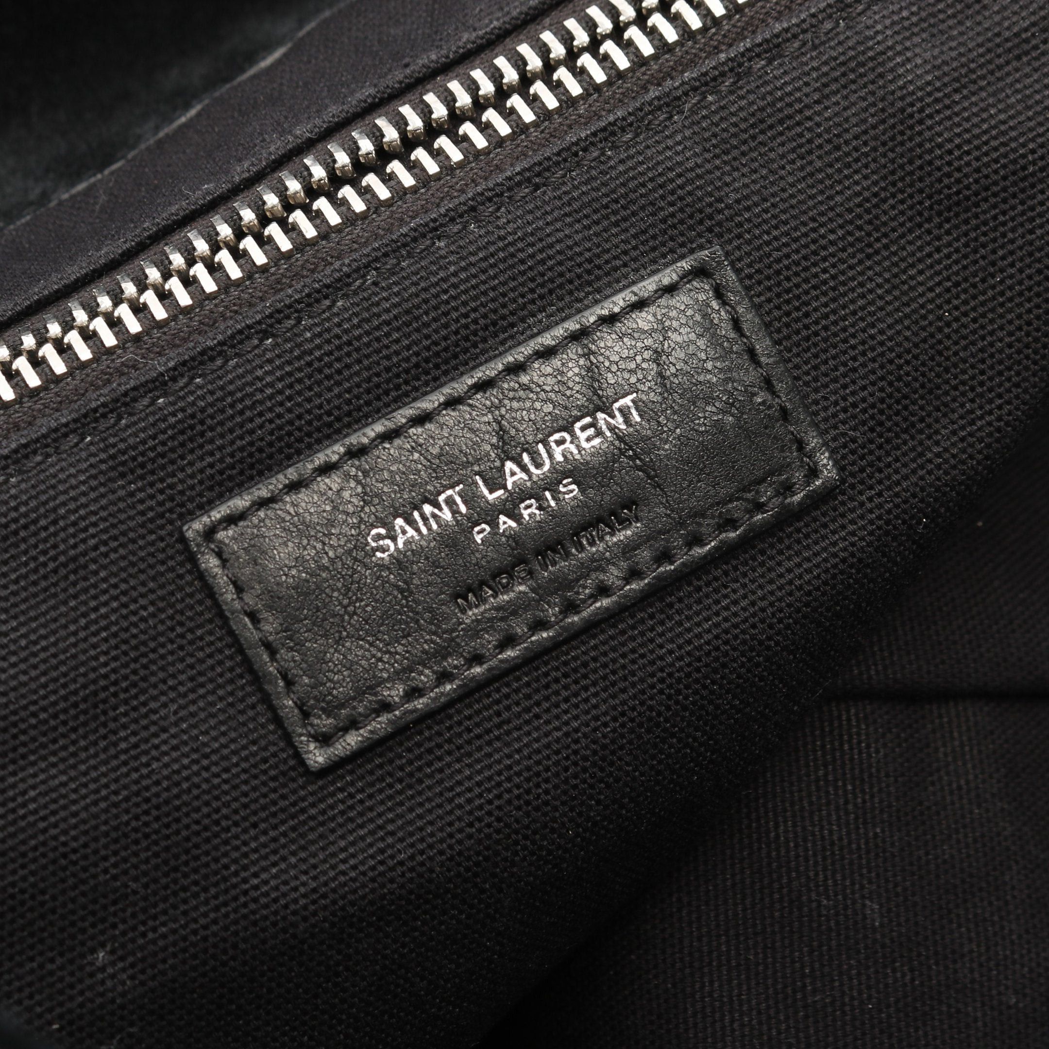 Yves Saint Laurent Yves Saint Laurent Downtown Handbag Tote Bag Leather Black Size ONE SIZE - 4 Thumbnail