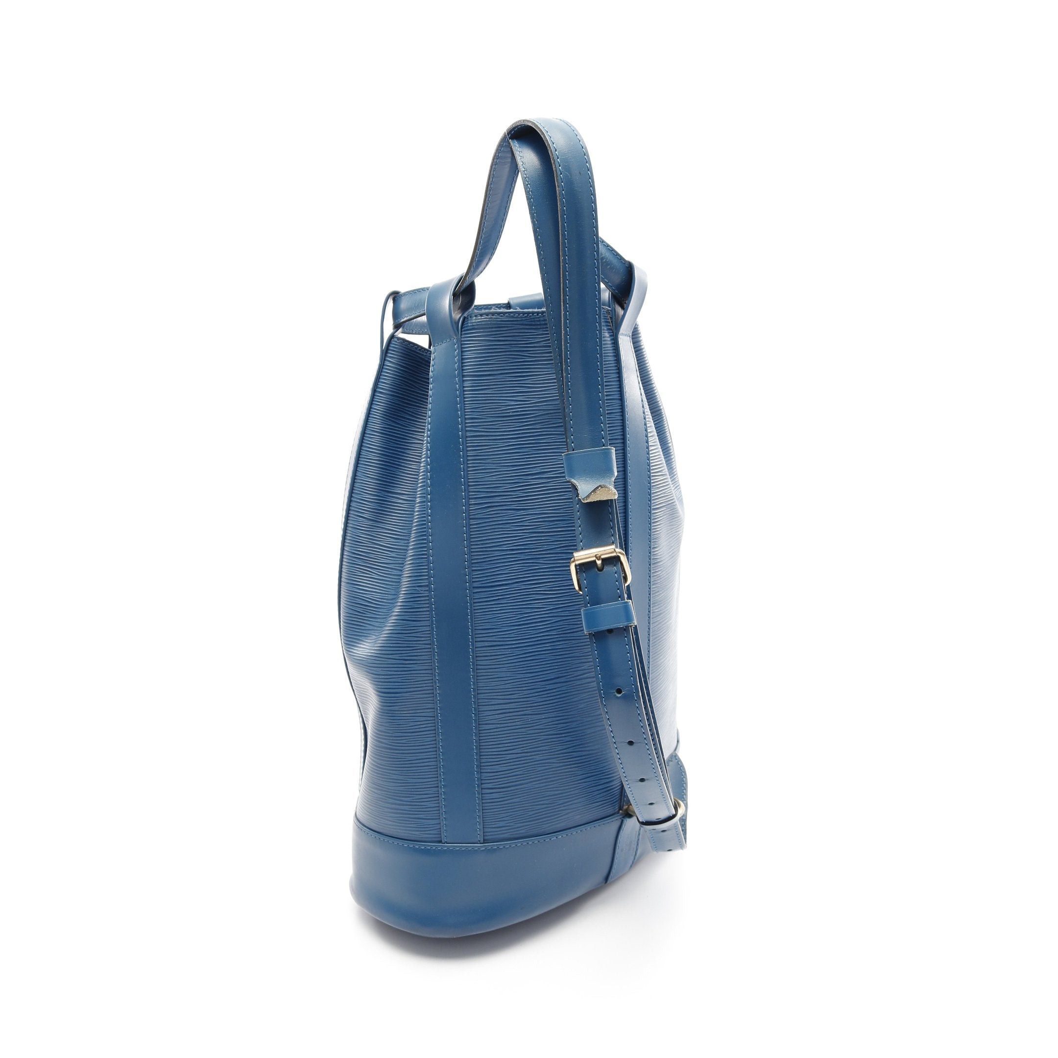 Louis Vuitton Louis Vuitton Randonnee Pm Epi Toledo Blue Shoulder Bag Leather Size ONE SIZE - 2 Thumbnail