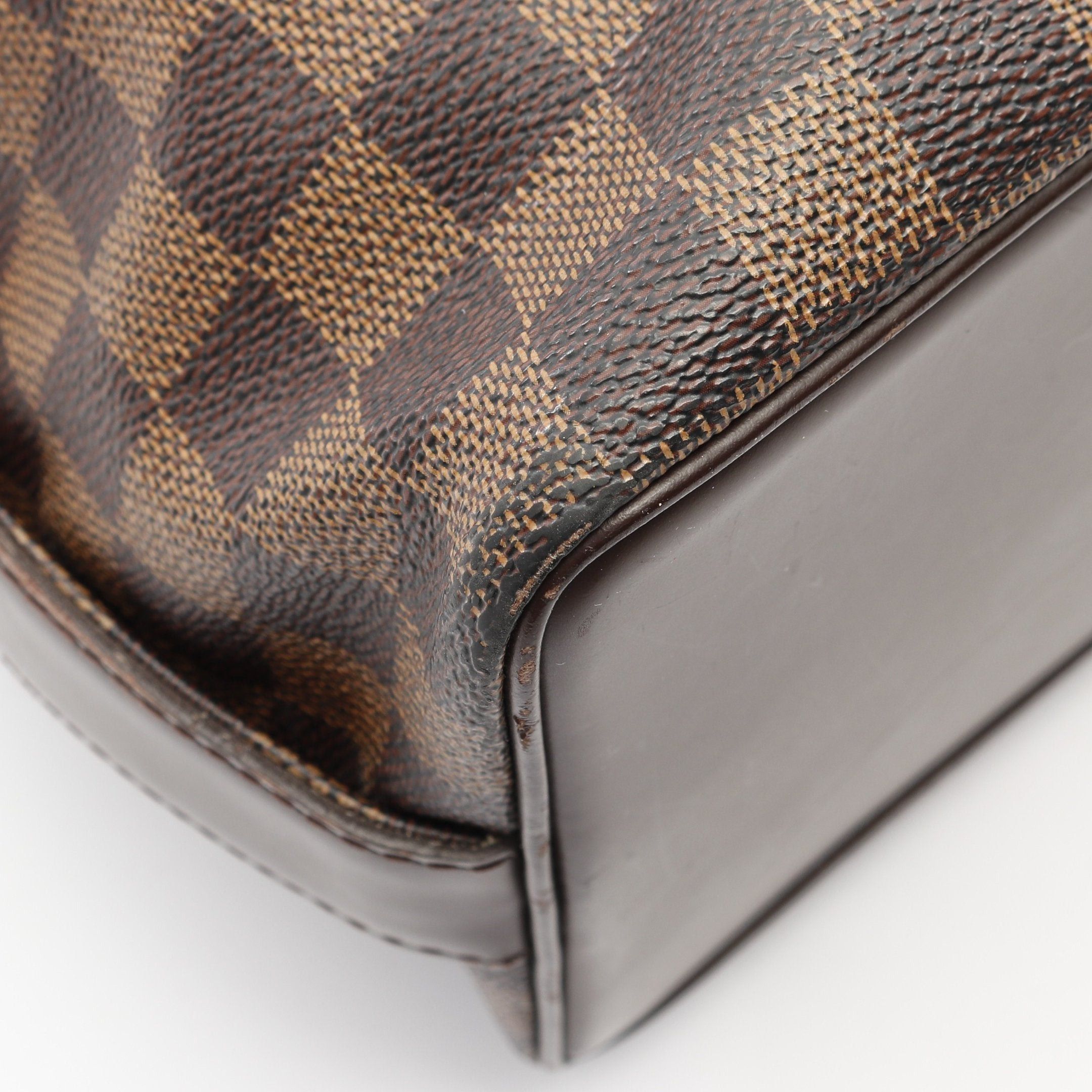 Louis Vuitton Louis Vuitton Chelsea Damier Ebene Shoulder Bag Tote Leather Brown Size ONE SIZE - 8 Thumbnail