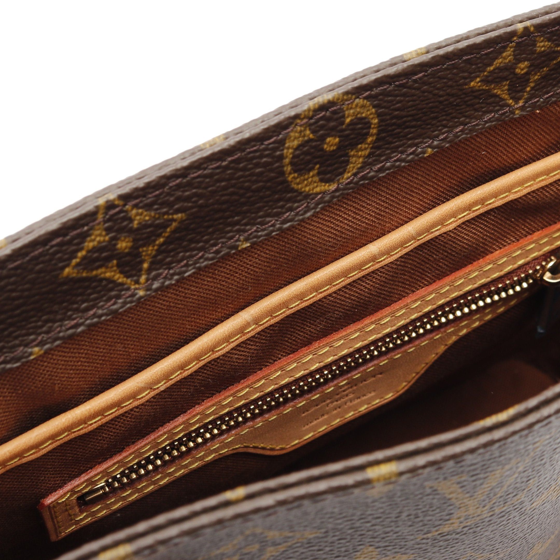 Louis Vuitton Louis Vuitton Vavin Pm Monogram Handbag Leather Brown Size ONE SIZE - 10 Thumbnail