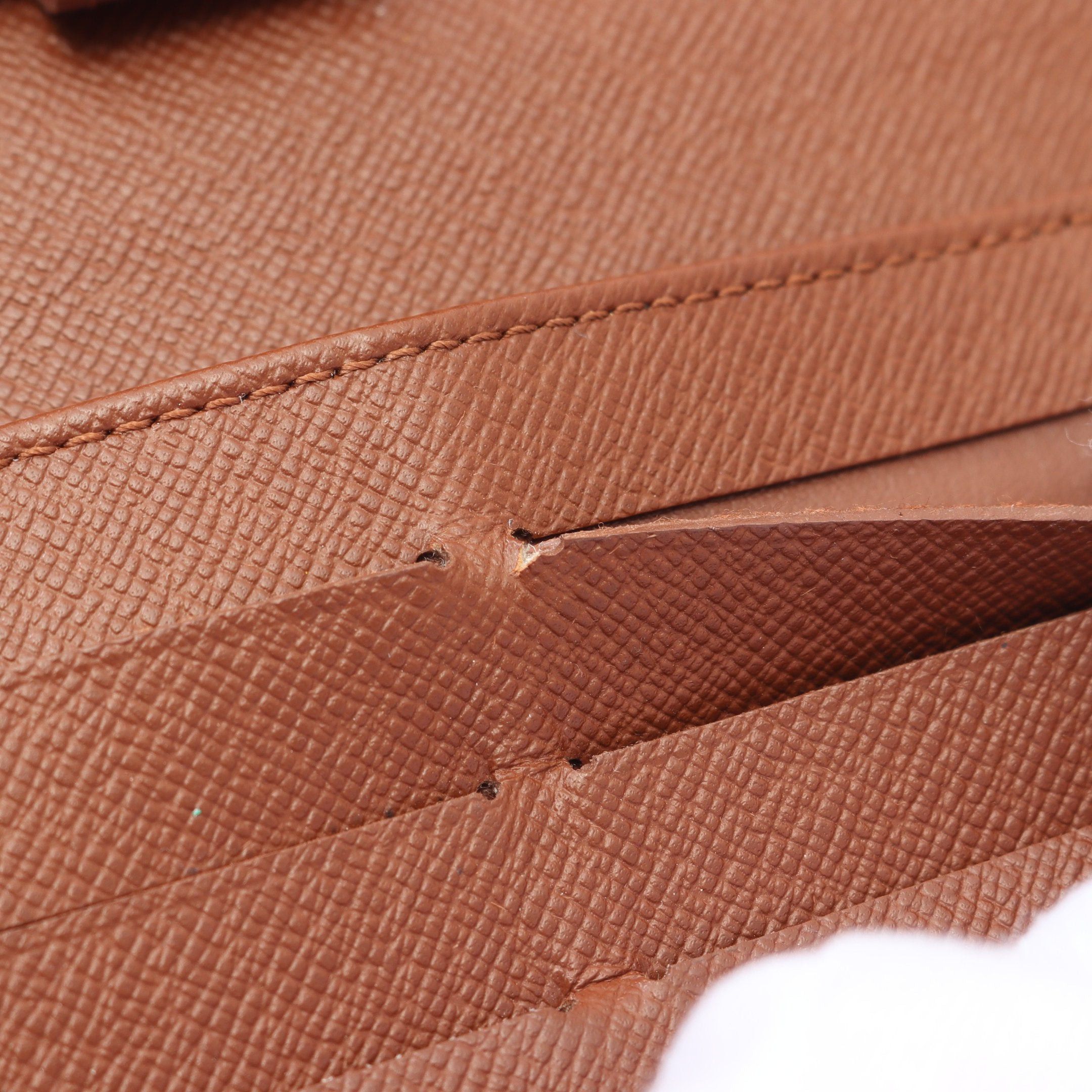 Louis Vuitton Louis Vuitton Porto Tresor International Monogram Trifold Long Wallet Leather Brown Size ONE SIZE - 9 Thumbnail