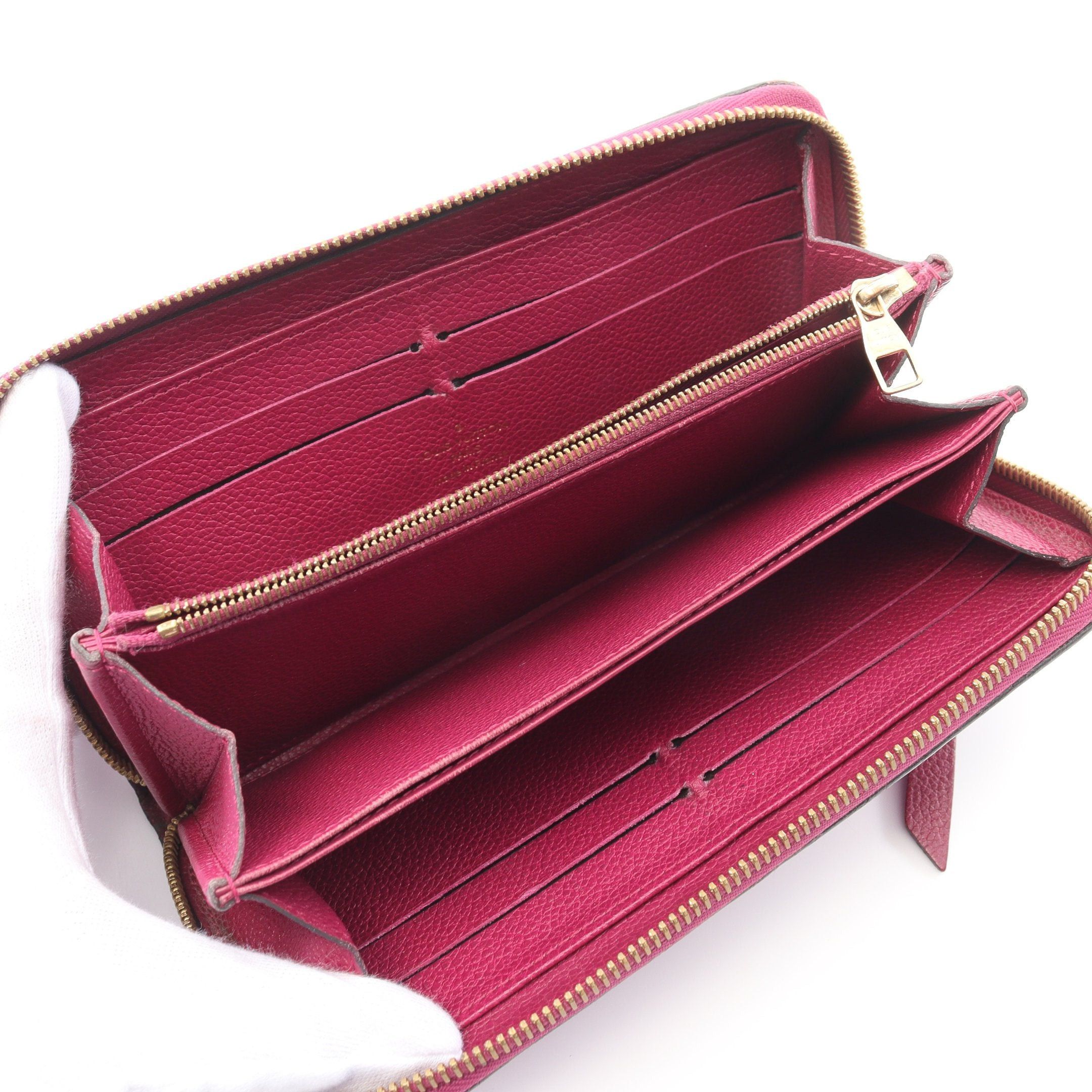 Louis Vuitton Louis Vuitton Zippy Wallet Monogram Empreinte Oror Round Zipper Long Leather Pink Purple Size ONE SIZE - 3 Thumbnail