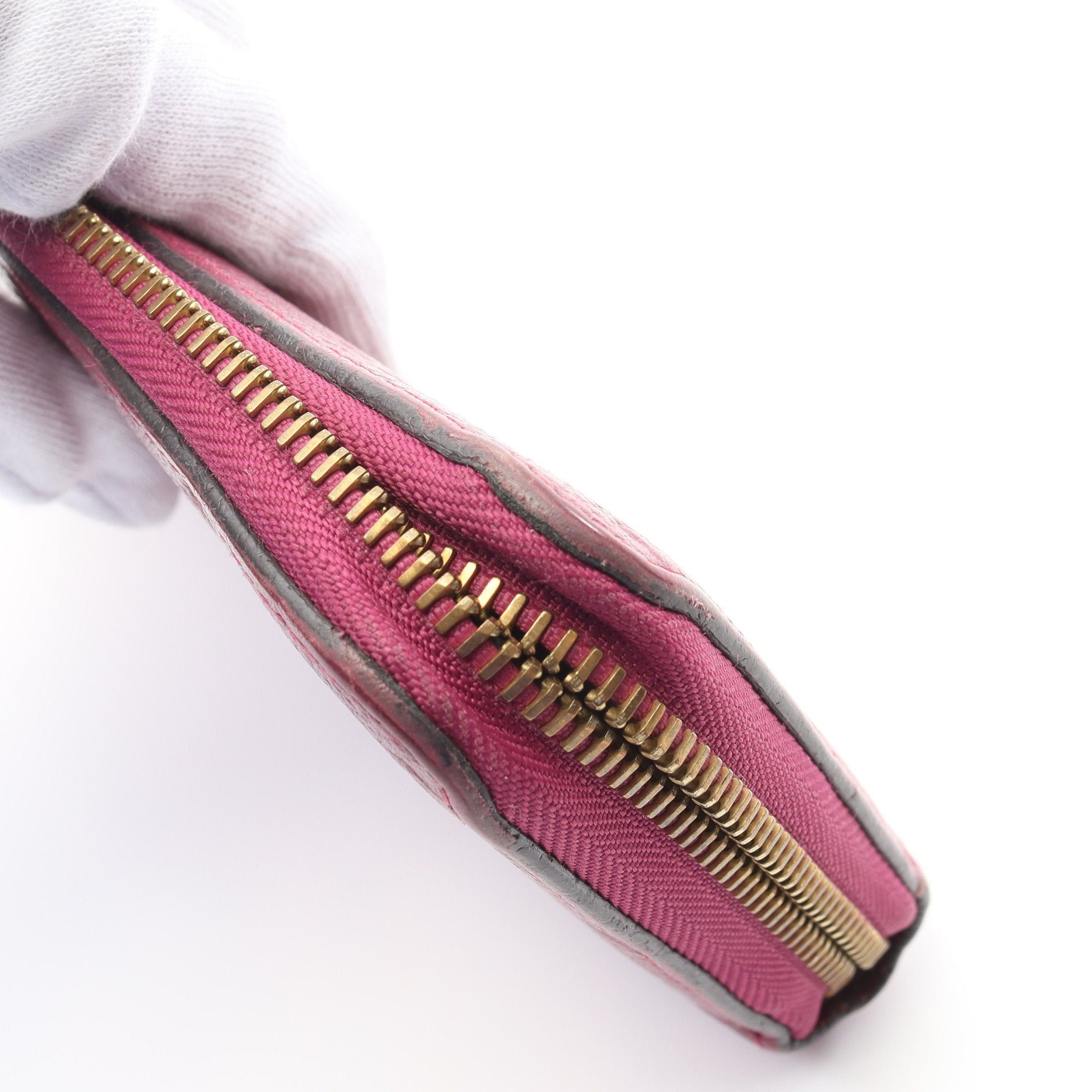 Louis Vuitton Louis Vuitton Zippy Wallet Monogram Empreinte Oror Round Zipper Long Leather Pink Purple Size ONE SIZE - 8 Thumbnail