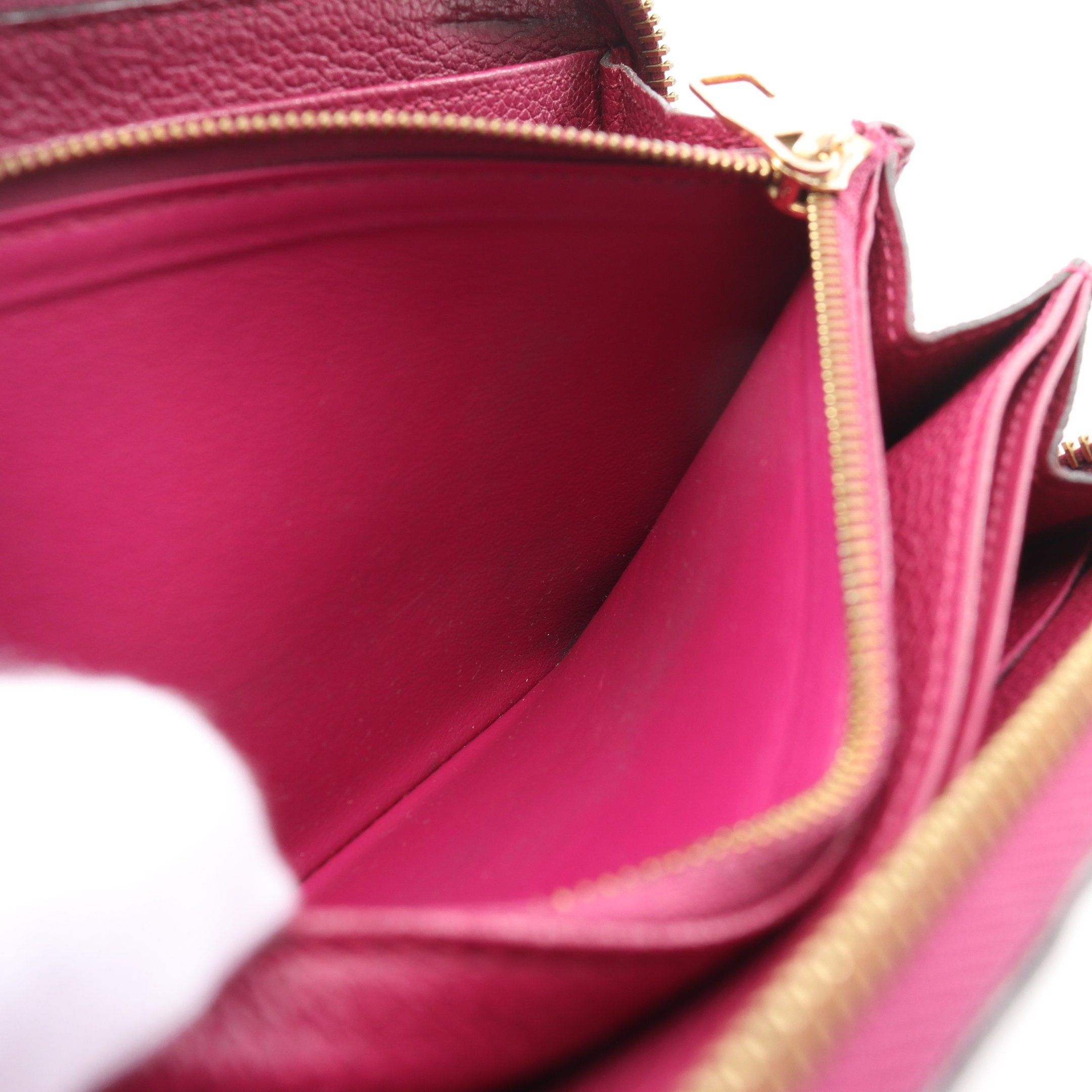 Louis Vuitton Louis Vuitton Zippy Wallet Monogram Empreinte Oror Round Zipper Long Leather Pink Purple Size ONE SIZE - 6 Thumbnail
