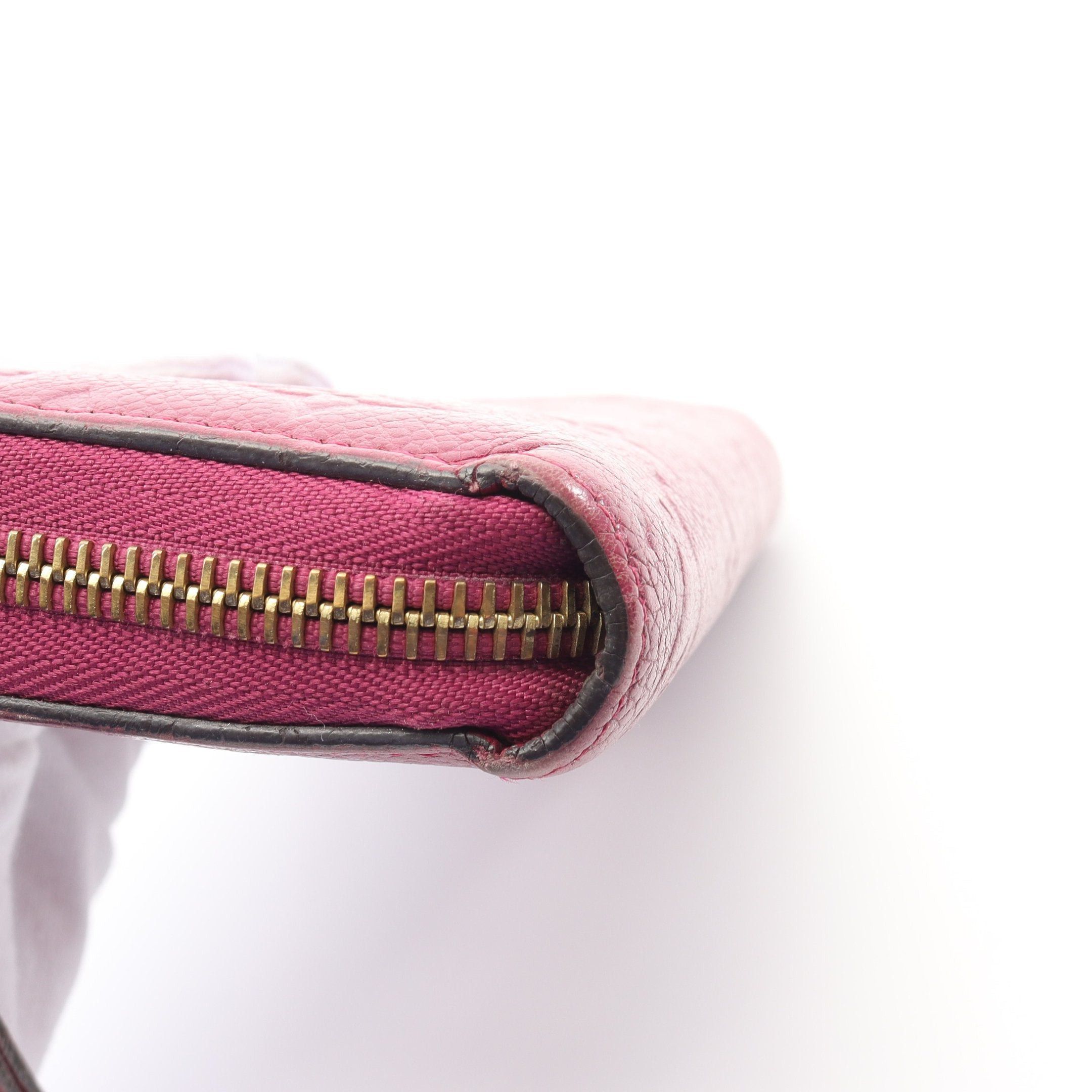 Louis Vuitton Louis Vuitton Zippy Wallet Monogram Empreinte Oror Round Zipper Long Leather Pink Purple Size ONE SIZE - 10 Thumbnail