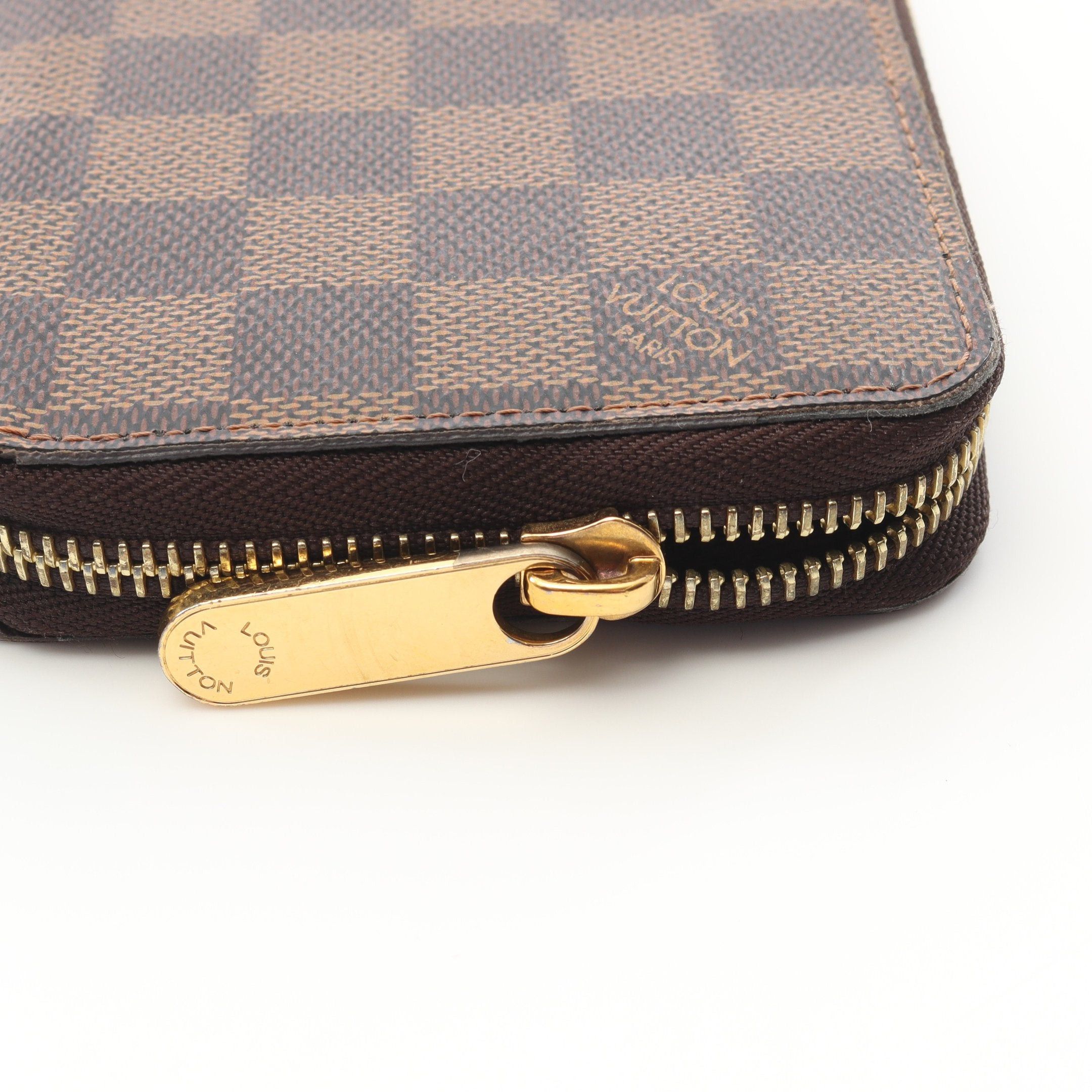 Louis Vuitton Louis Vuitton Zippy Wallet Damier Ebene Round Zipper Long Brown Size ONE SIZE - 11 Thumbnail