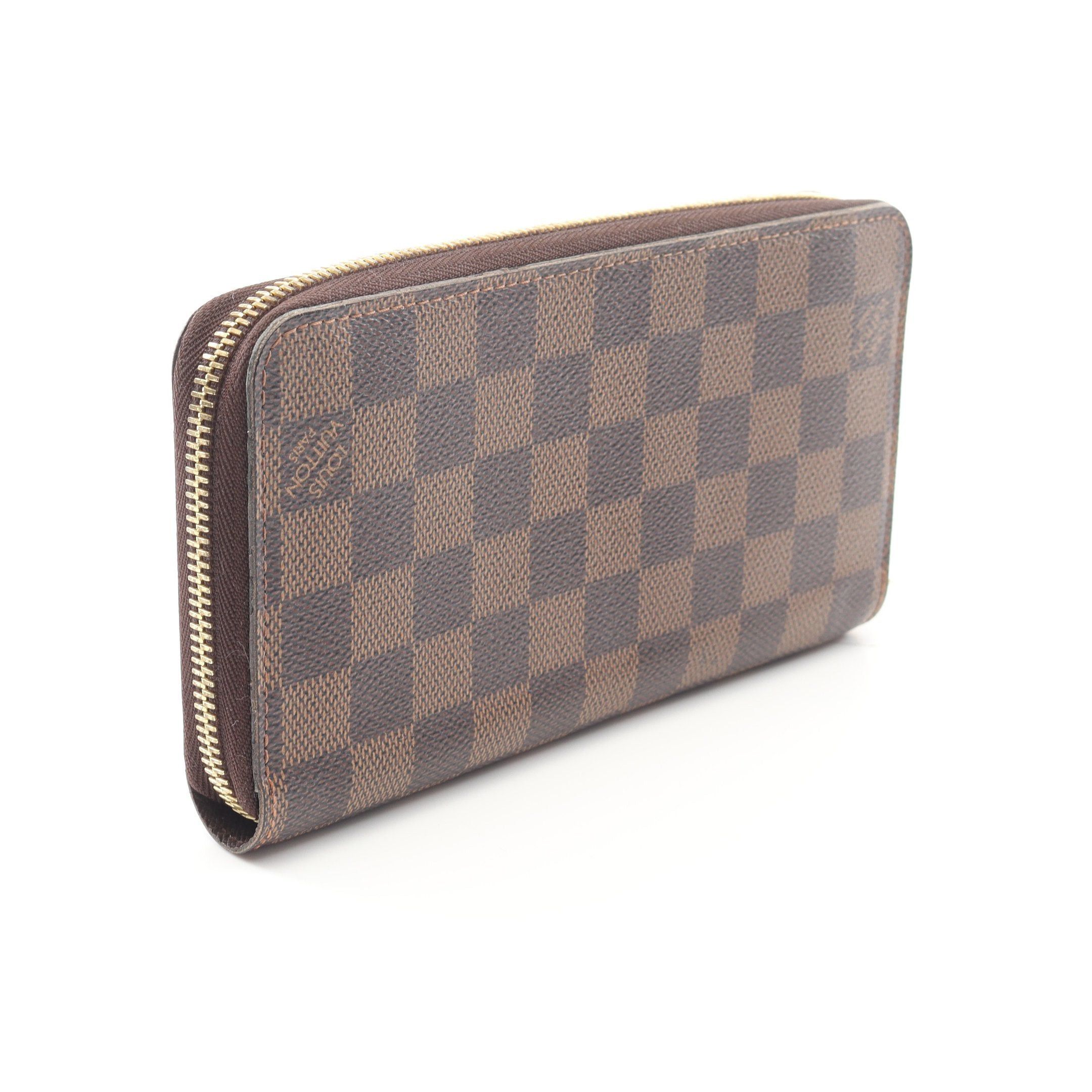 Louis Vuitton Louis Vuitton Zippy Wallet Damier Ebene Round Zipper Long Brown Size ONE SIZE - 2 Thumbnail