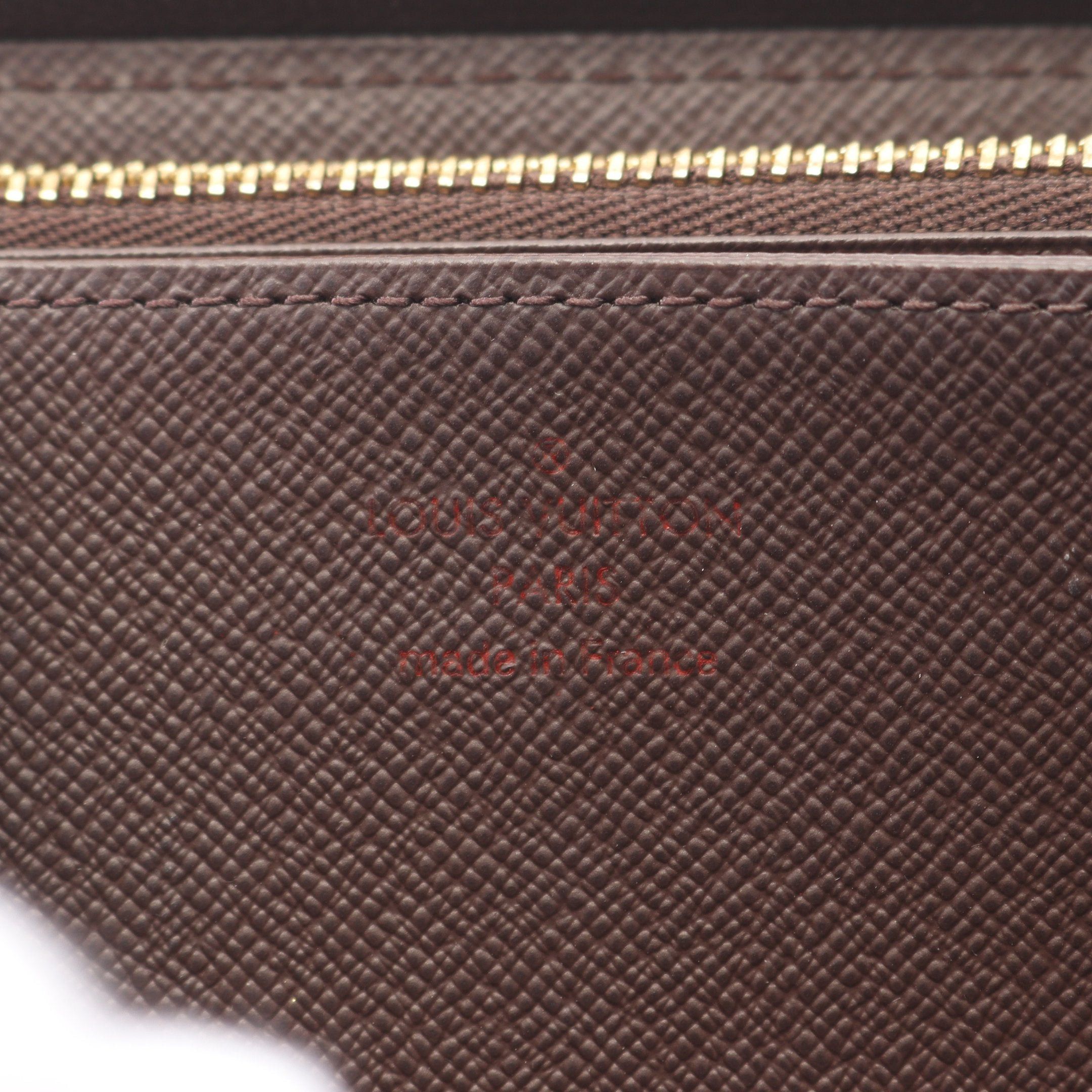 Louis Vuitton Louis Vuitton Zippy Wallet Damier Ebene Round Zipper Long Brown Size ONE SIZE - 4 Thumbnail