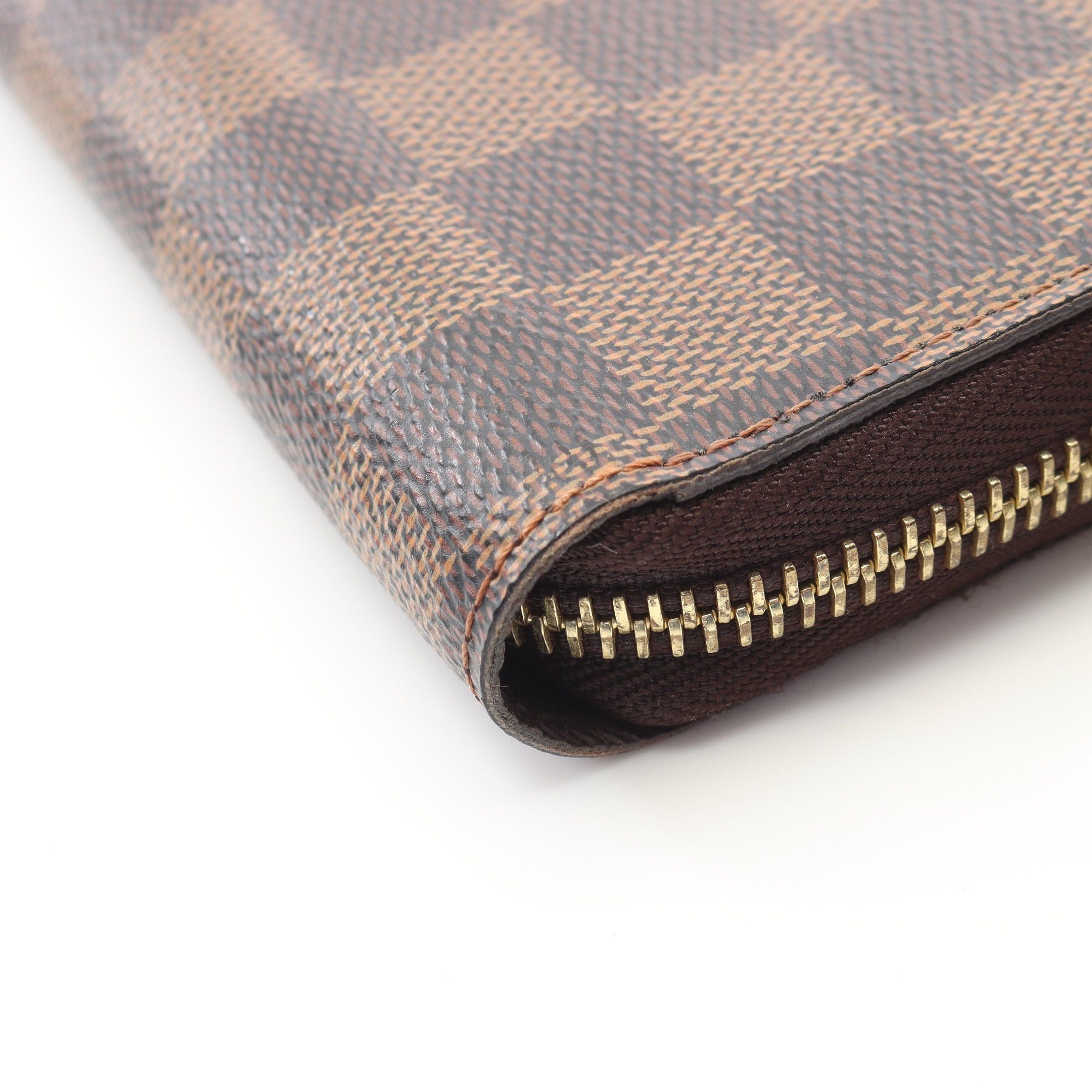 Louis Vuitton Louis Vuitton Zippy Wallet Damier Ebene Round Zipper Long Brown Size ONE SIZE - 7 Thumbnail