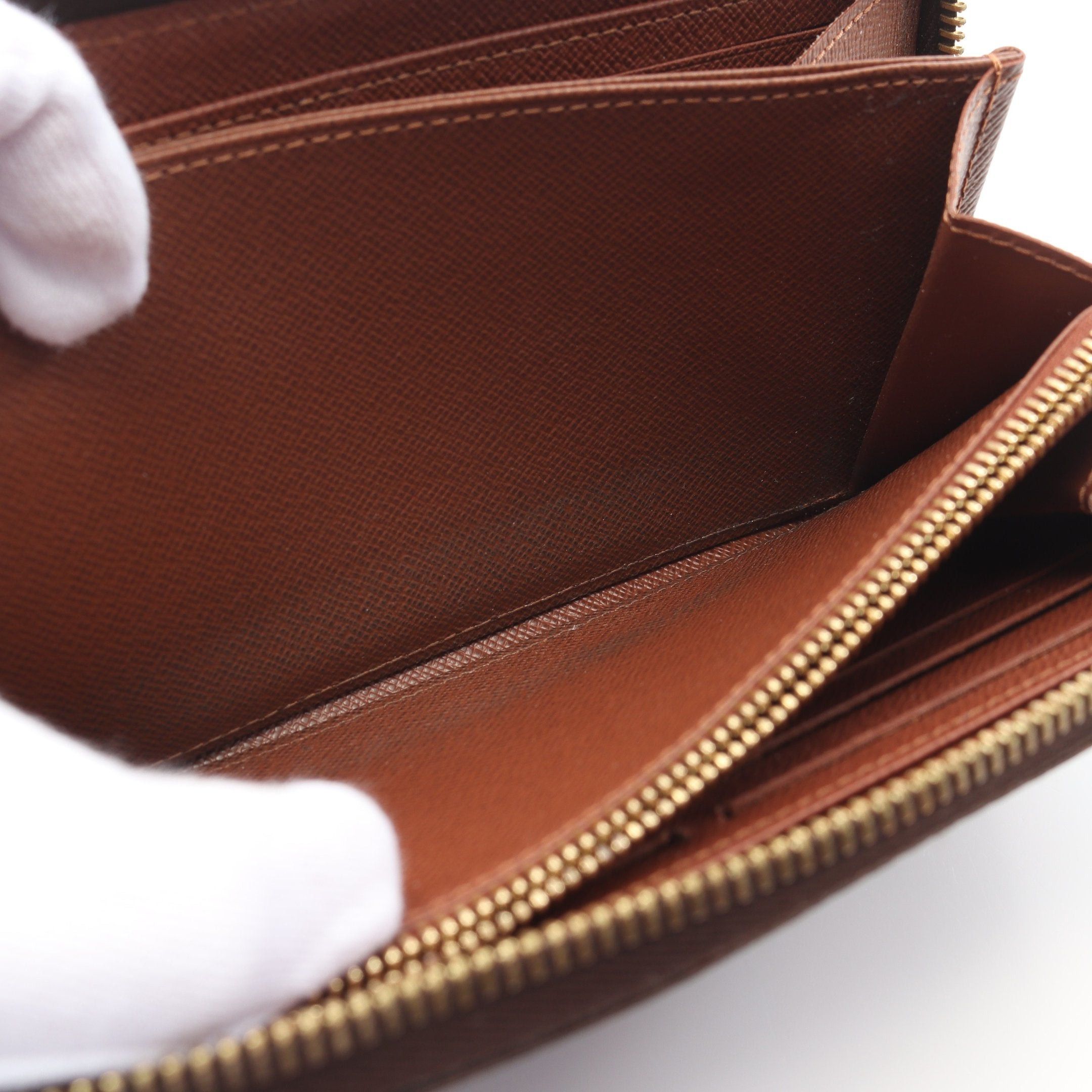 Louis Vuitton Louis Vuitton Zippy Wallet Monogram Round Zipper Long Brown Size ONE SIZE - 7 Thumbnail